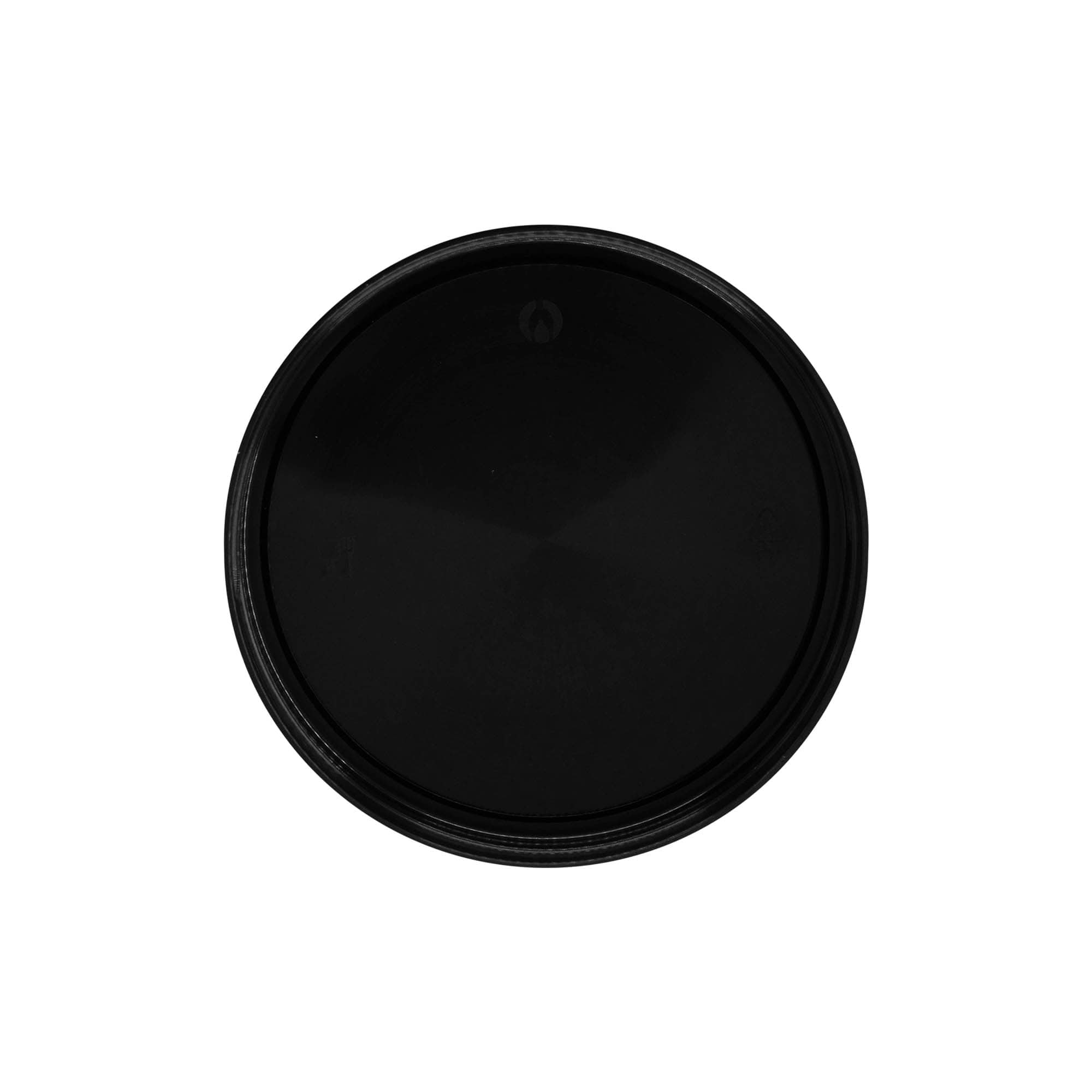 Capac cu filet, plastic PP, negru, pentru gura: 100/400