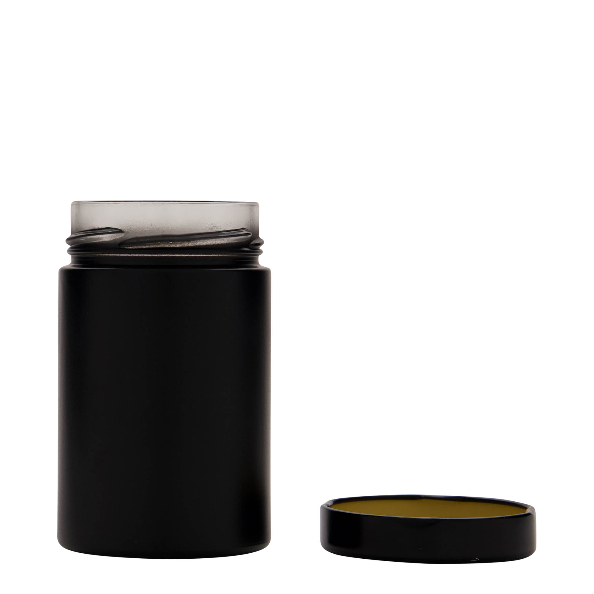 327 ml pahar rotund 'Aurora', negru, gura: Deep-Twist-Off (DTO 66)