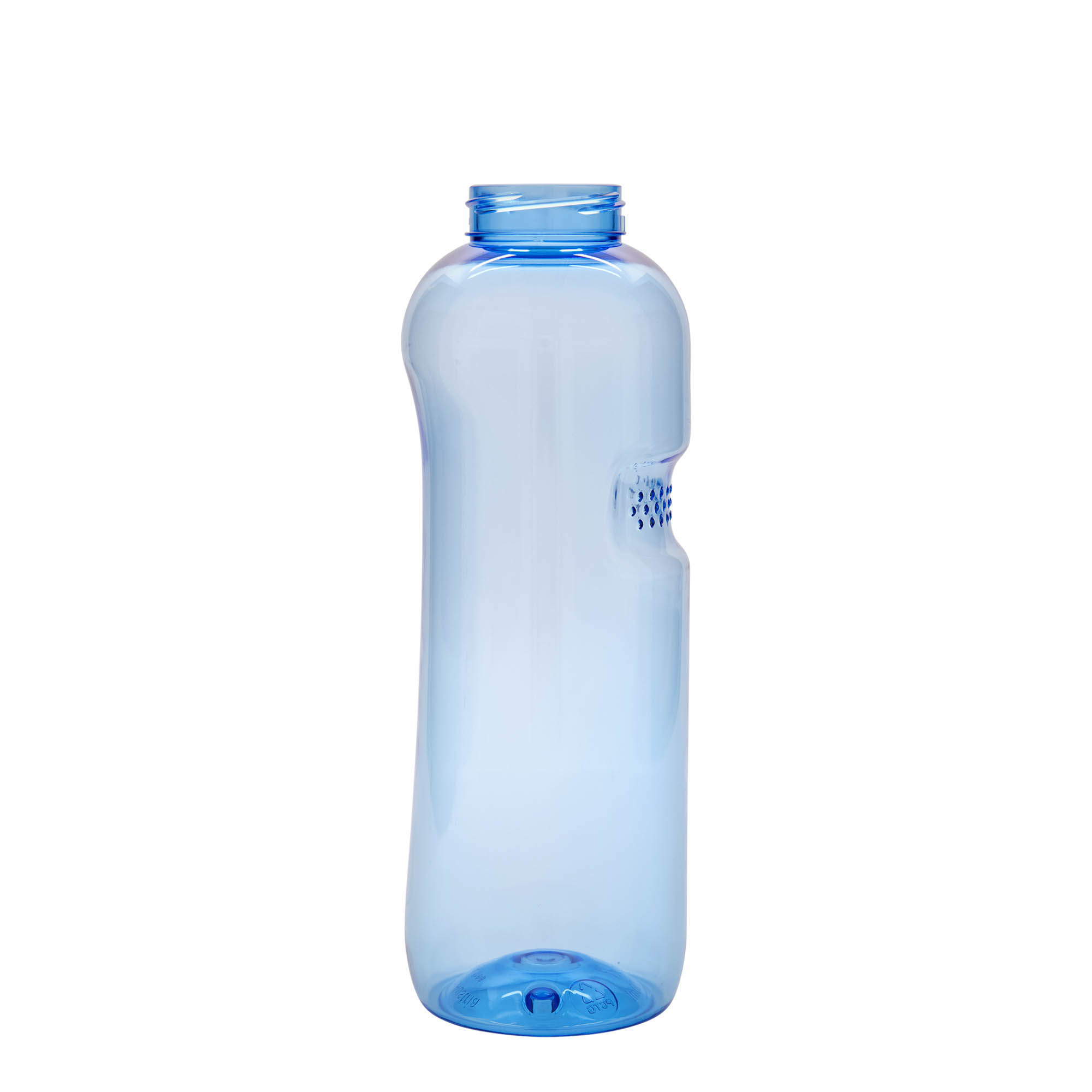 1.000 ml sticlă PET pentru băut 'Kavodrink', plastic, albastru 1.000 ml sticlă PET pentru băut 'Kavodrink', plastic, albastru