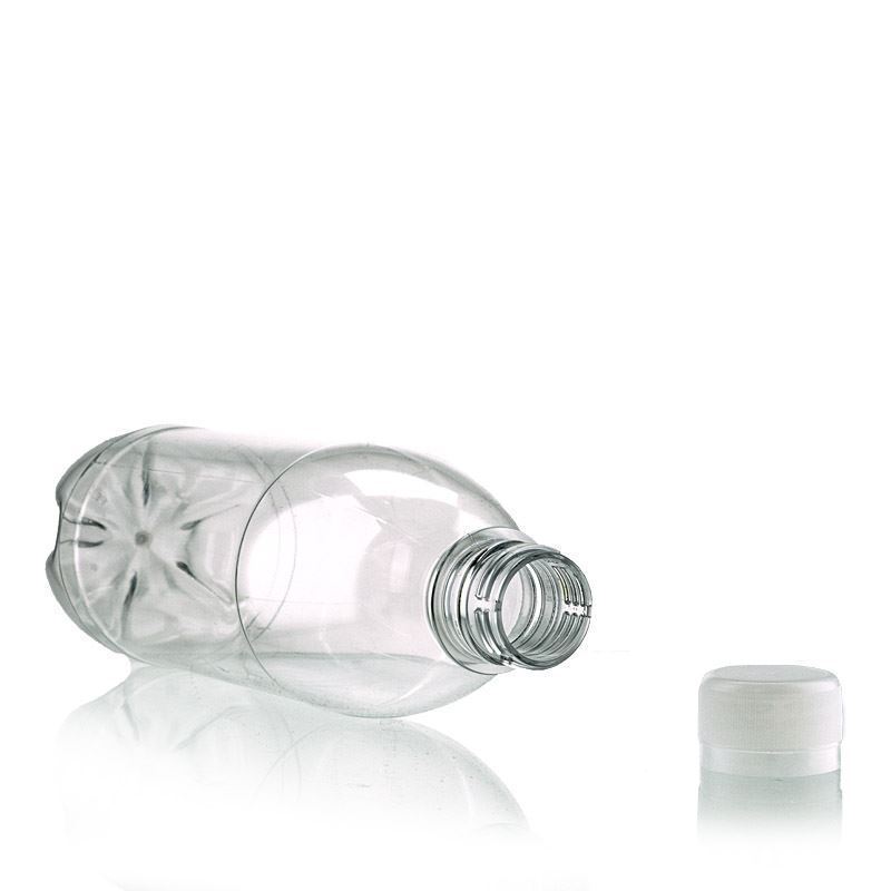 Sticlă PET universală de 500 ml, plastic, gura: PCO28 Sticlă PET universală de 500 ml, plastic, gura: PCO28