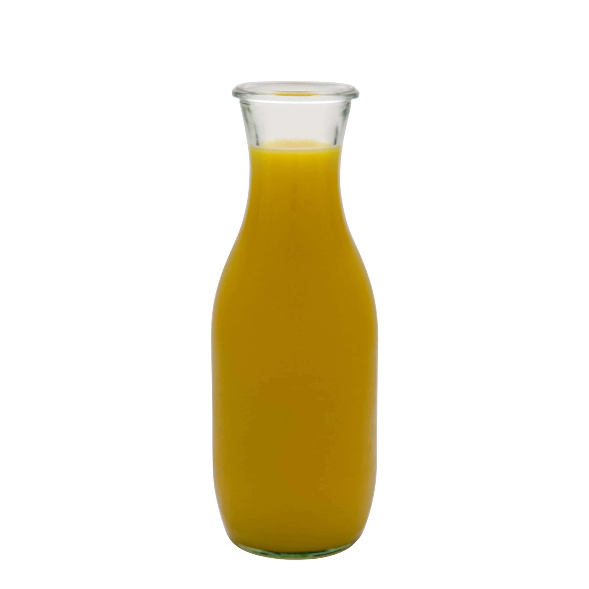 1.000 ml sticlă de suc WECK #, gura: margine rotundă 1.000 ml sticlă de suc WECK #, gura: margine rotundă