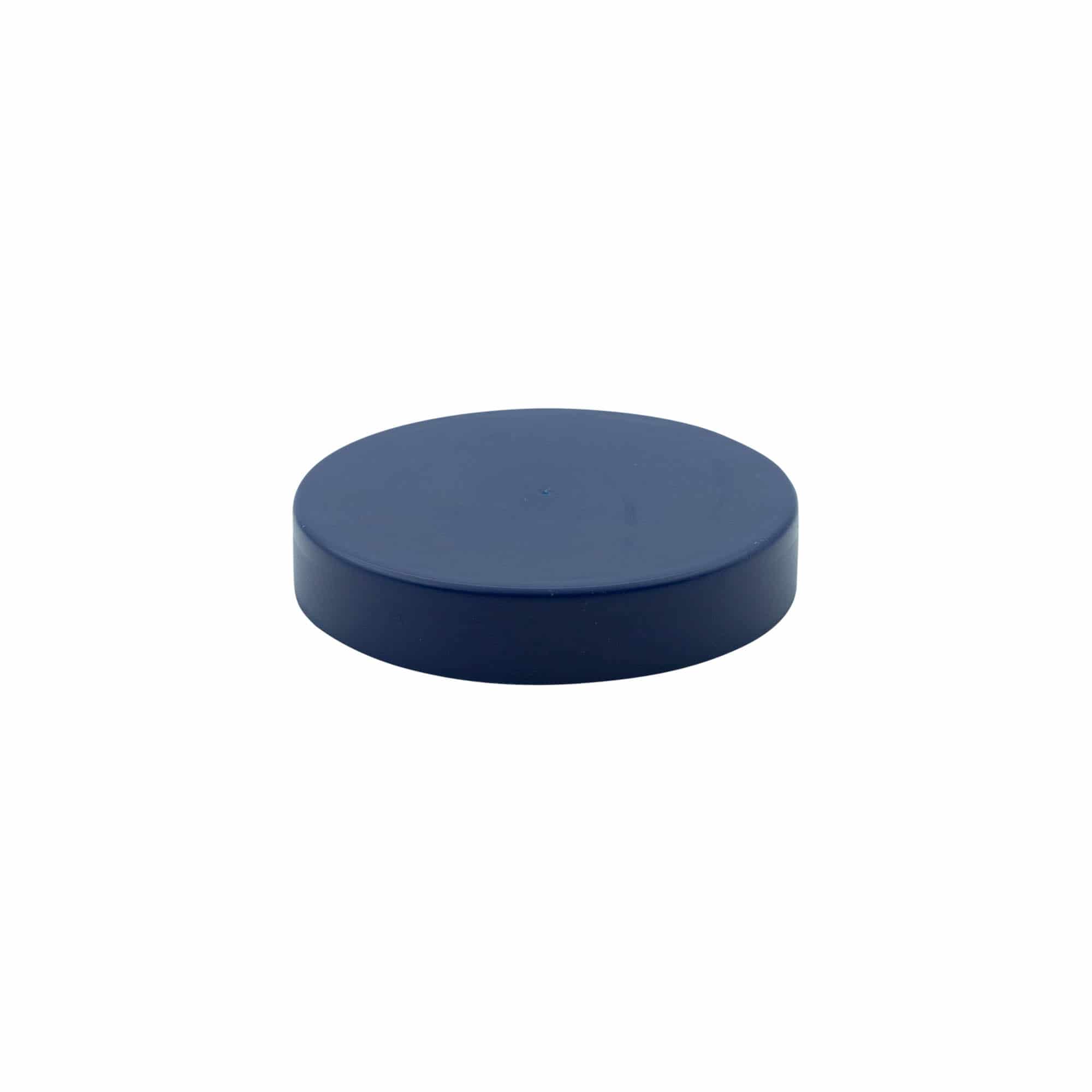 Capac cu margine pentru oală ceramică standard, plastic HDPE, albastru