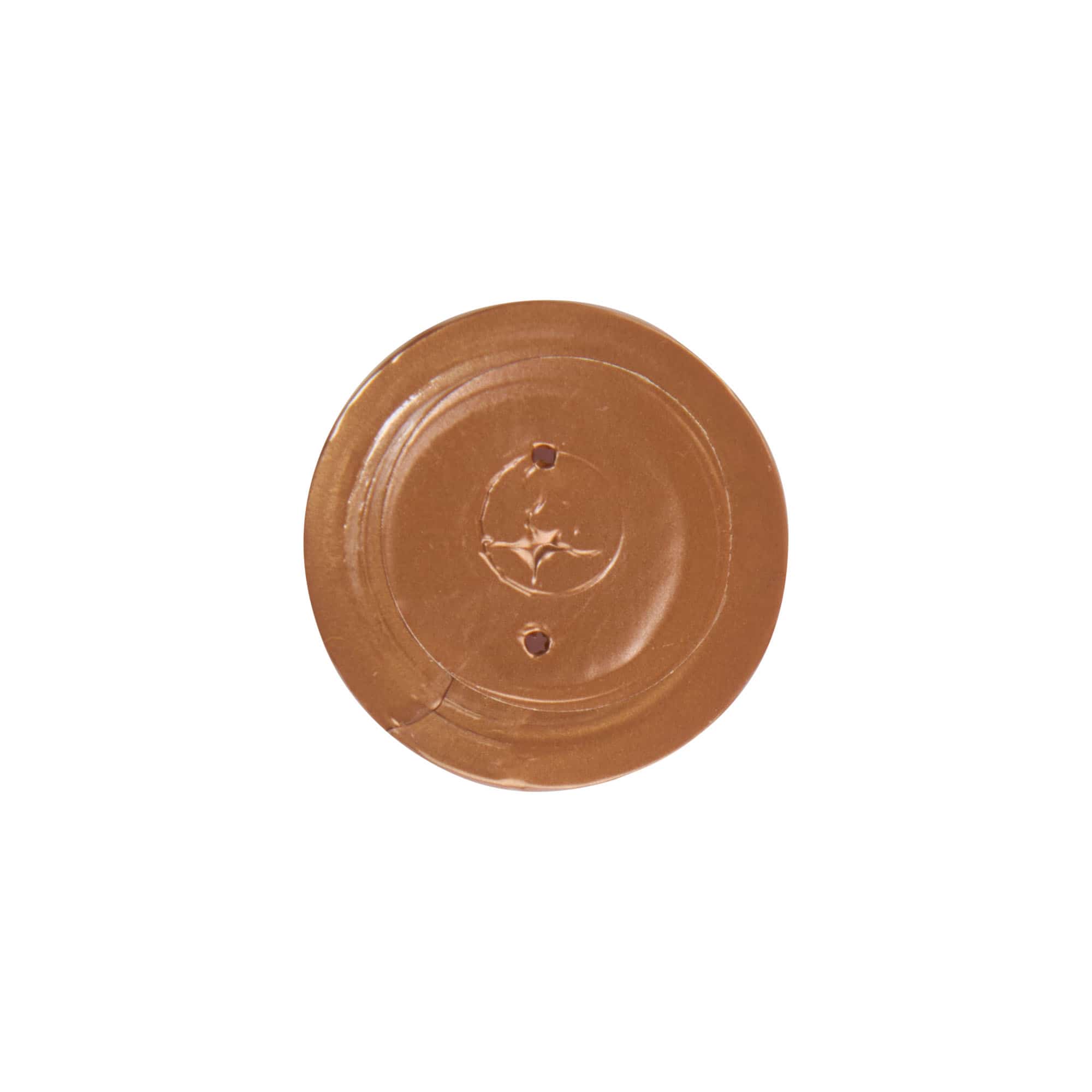 Căpăcel termocontractabil 32x41, plastic PVC, bronz
