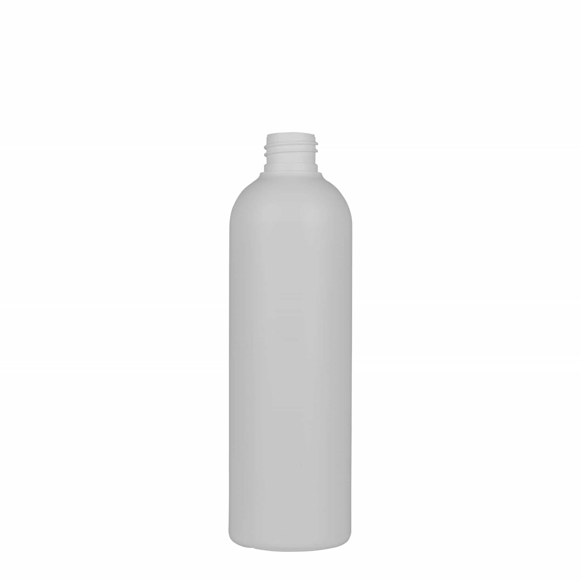 Sticlă din plastic de 300 ml „Tuffy”, HDPE, albă, gura: 24/410