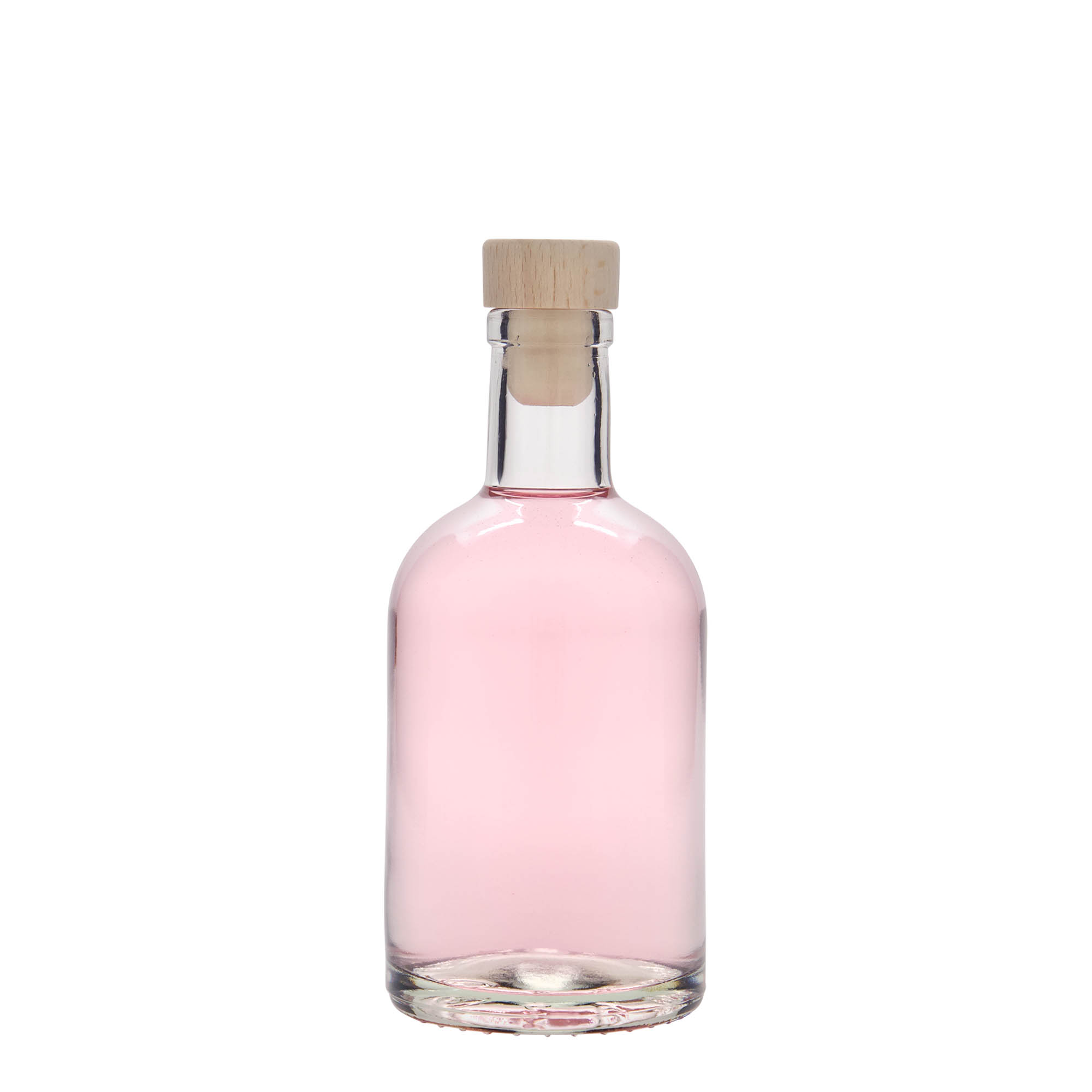 Sticlă de sticlă de 250 ml „First Class”, gura: dop de plută Sticlă de sticlă de 250 ml „First Class”, gura: dop de plută
