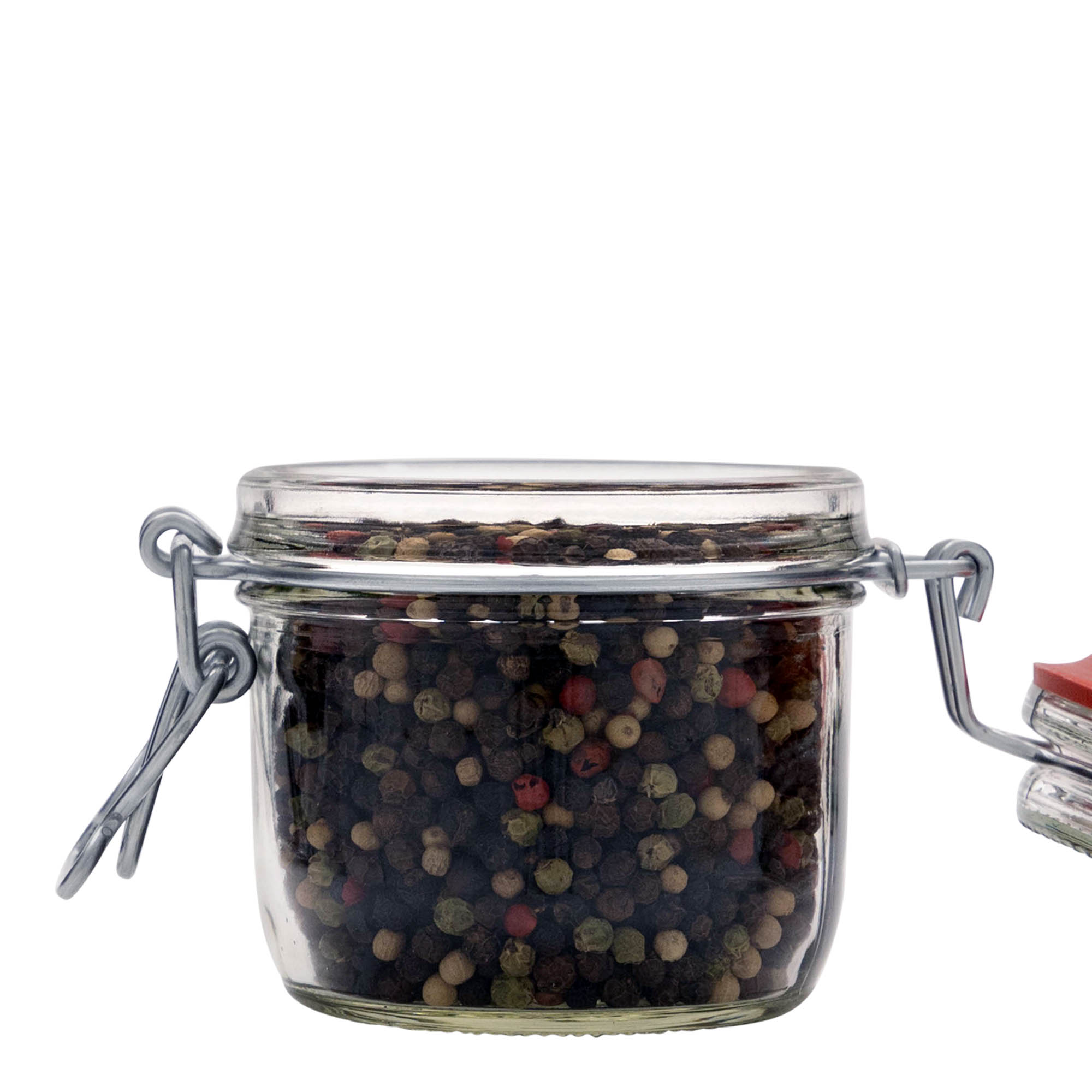 255 ml borcan cu clemă metalică, gură: închidere cu clemă metalică