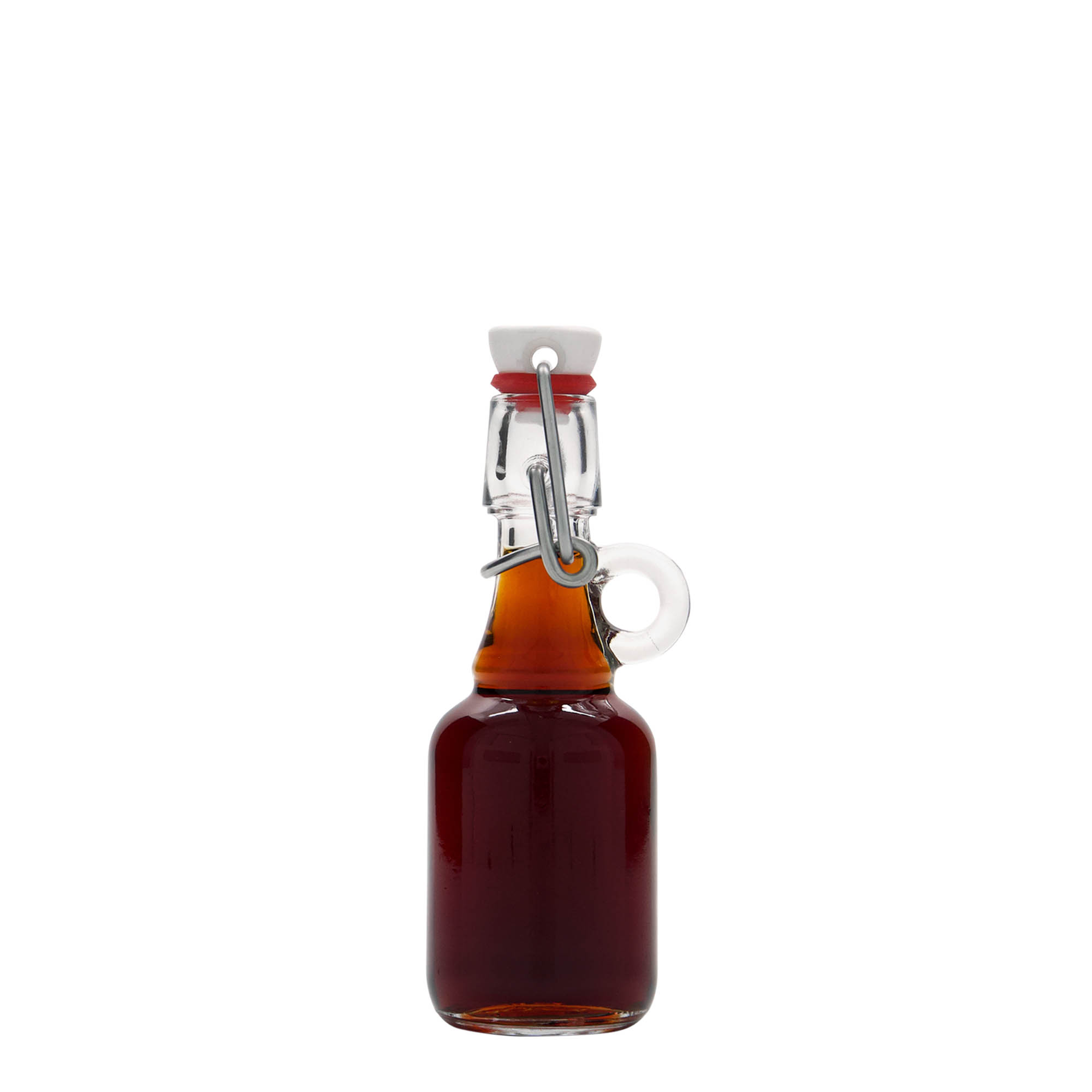 Sticlă de sticlă de 40 ml „Santos”, deschidere: capac cu balama Sticlă de sticlă de 40 ml „Santos”, deschidere: capac cu balama