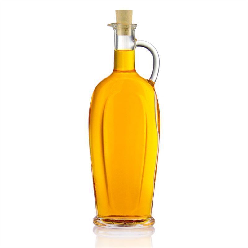Sticlă de 500 ml „Eleganta”, ovală, gura: dop de plută