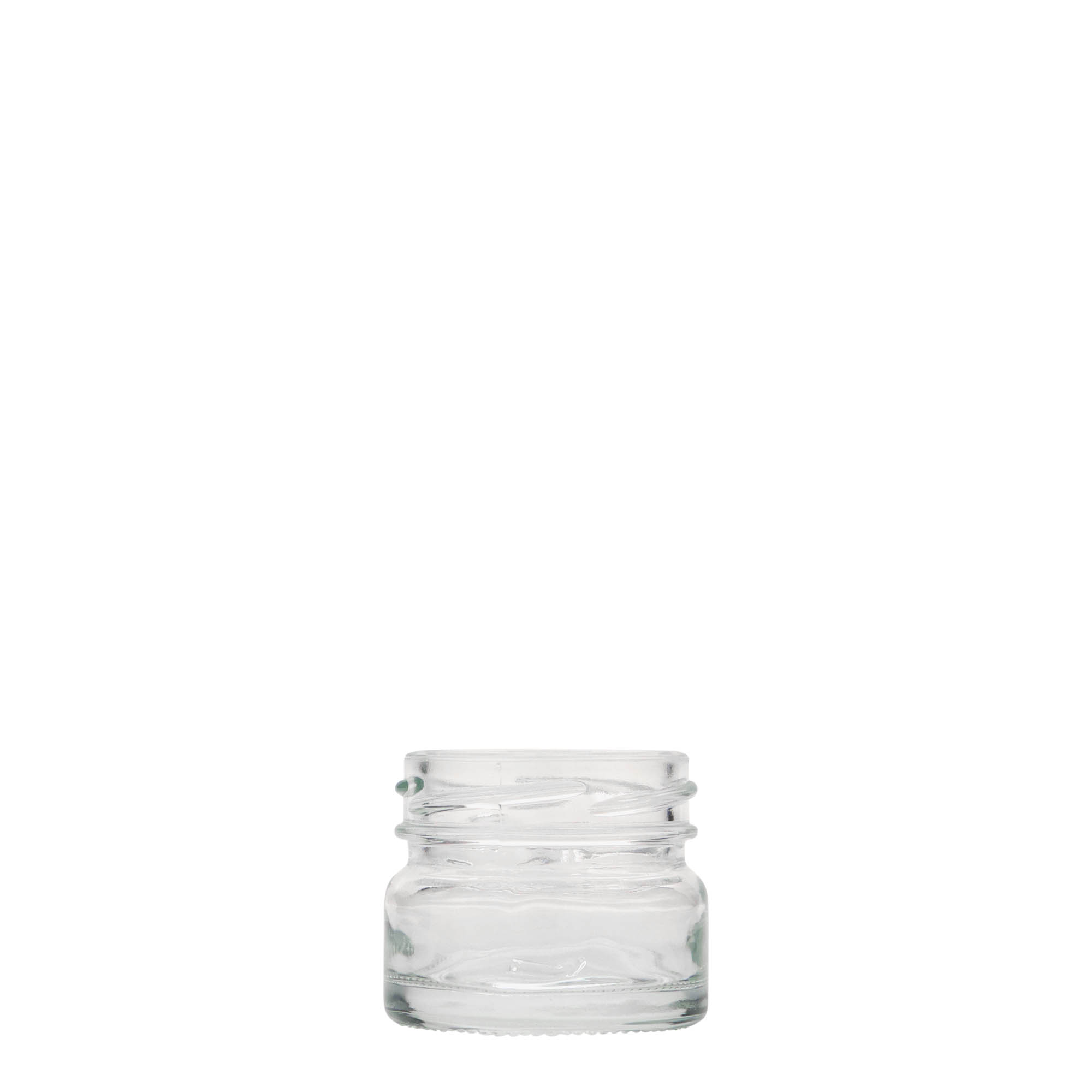 30 ml sticlă rotundă plată, gură: Twist-Off (TO 43) 30 ml sticlă rotundă plată, gură: Twist-Off (TO 43)