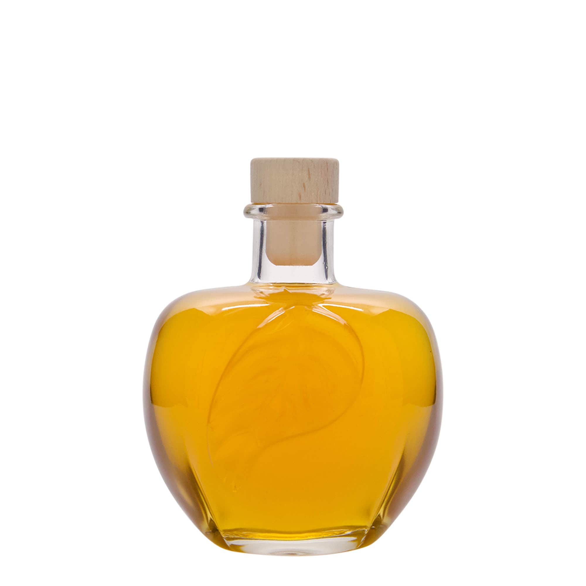 Sticlă de sticlă de 350 ml „Măr”, gura: dop de plută
