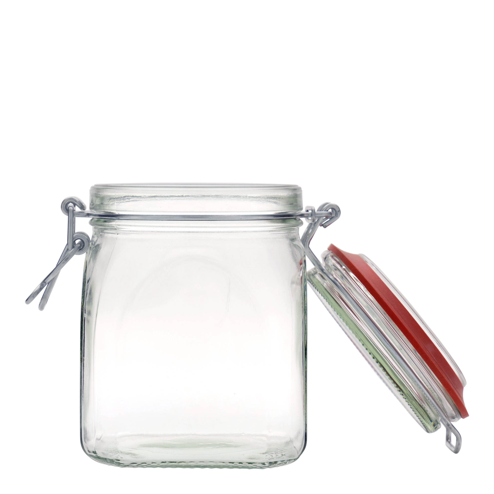 900 ml borcan cu clemă de sârmă, pătrat, gură: închidere cu clemă de sârmă 900 ml borcan cu clemă de sârmă, pătrat, gură: închidere cu clemă de sârmă