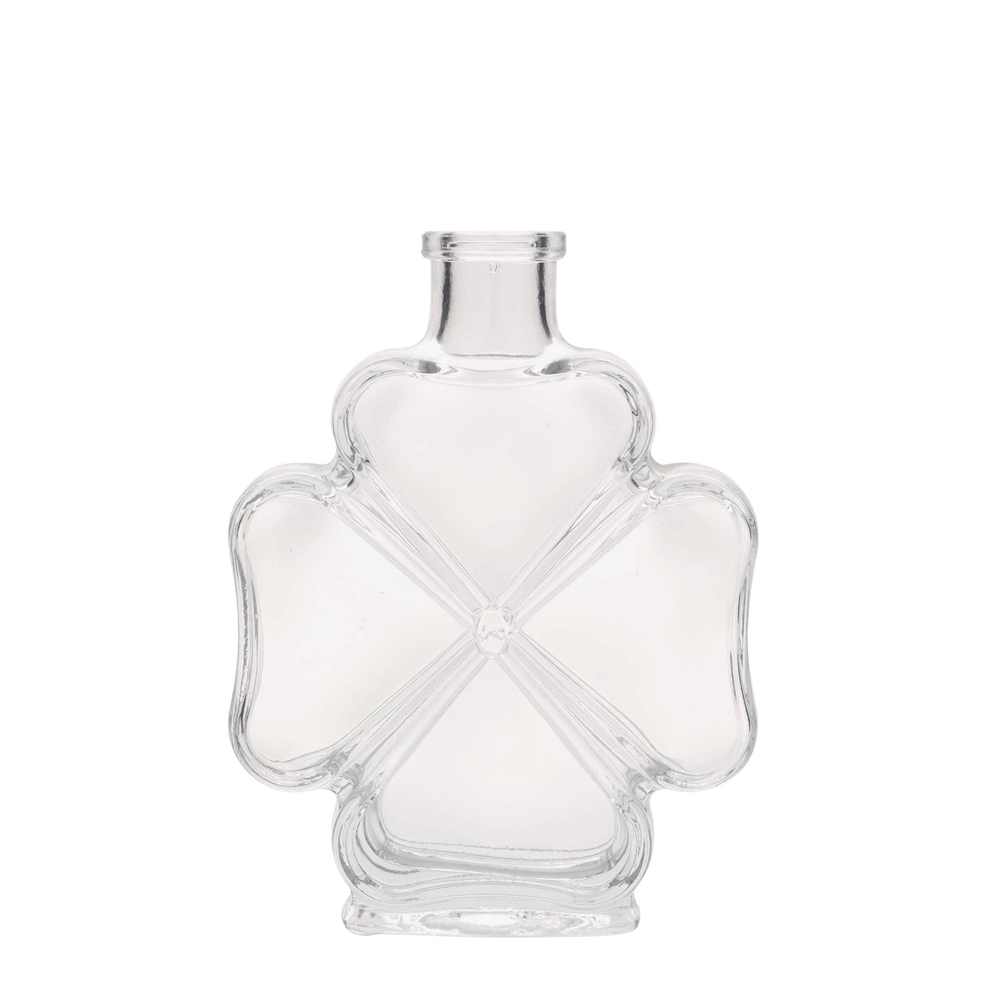 Sticlă de sticlă de 200 ml „Trifoi”, gură: dop de plută