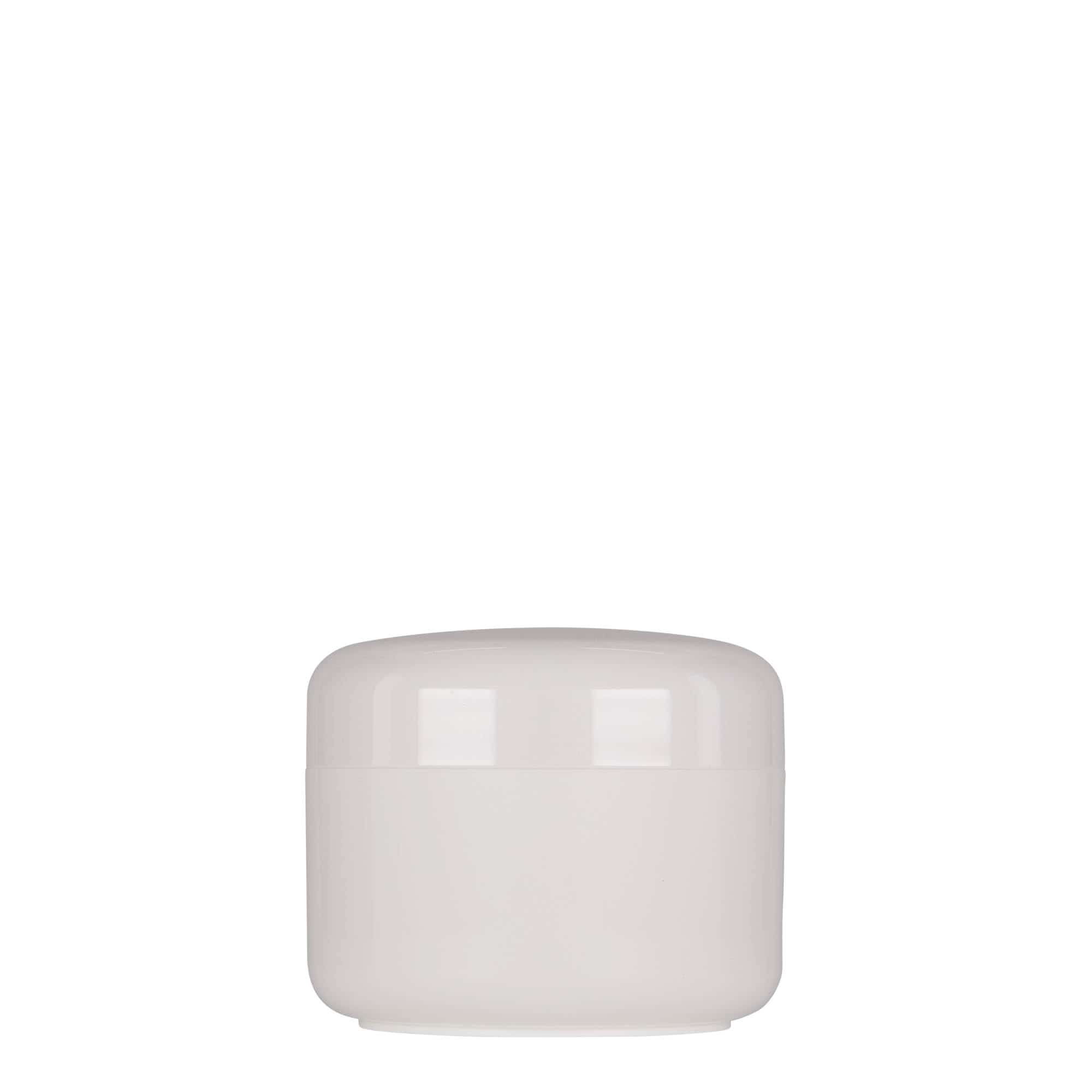200 ml cutie din plastic „Bianca”, PP, alb, deschidere: capac cu filet