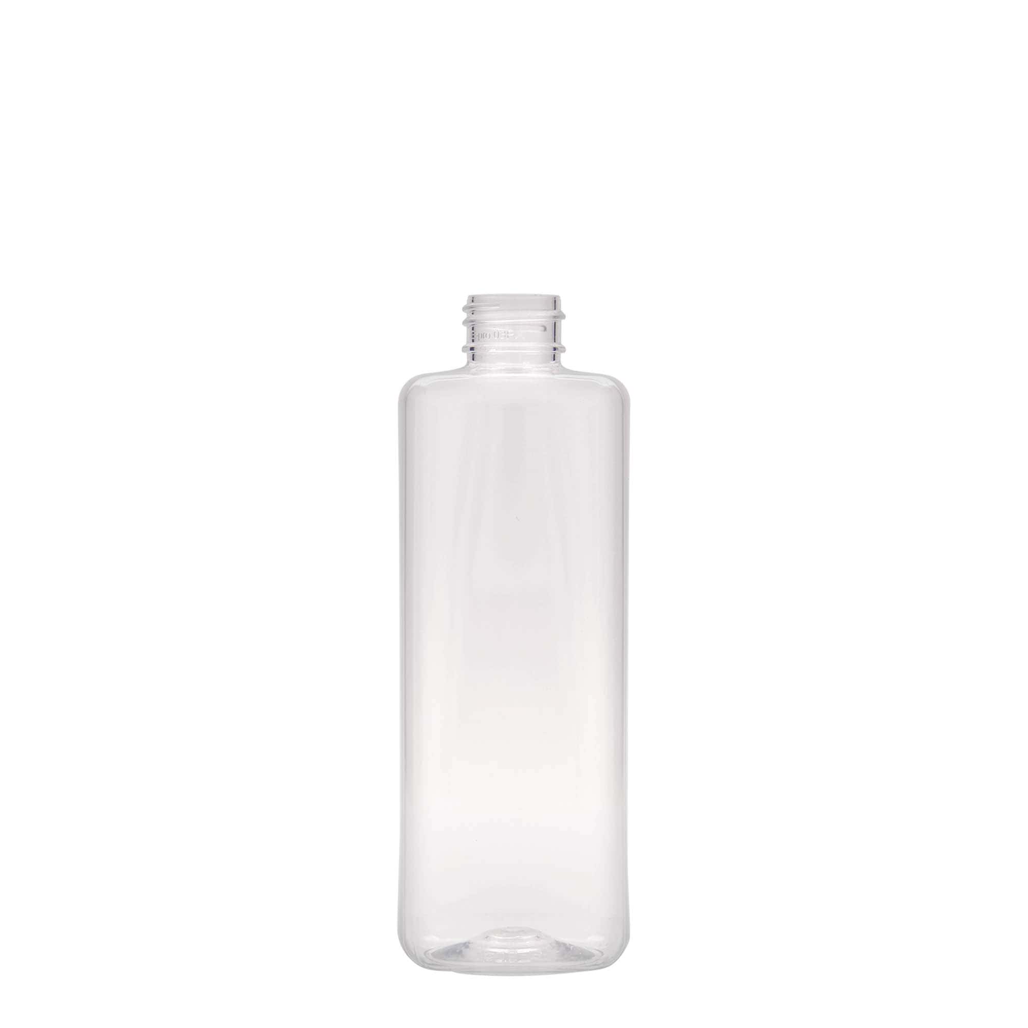 Sticlă PET de 300 ml „Karl”, pătrată, plastic, gura: 24/410