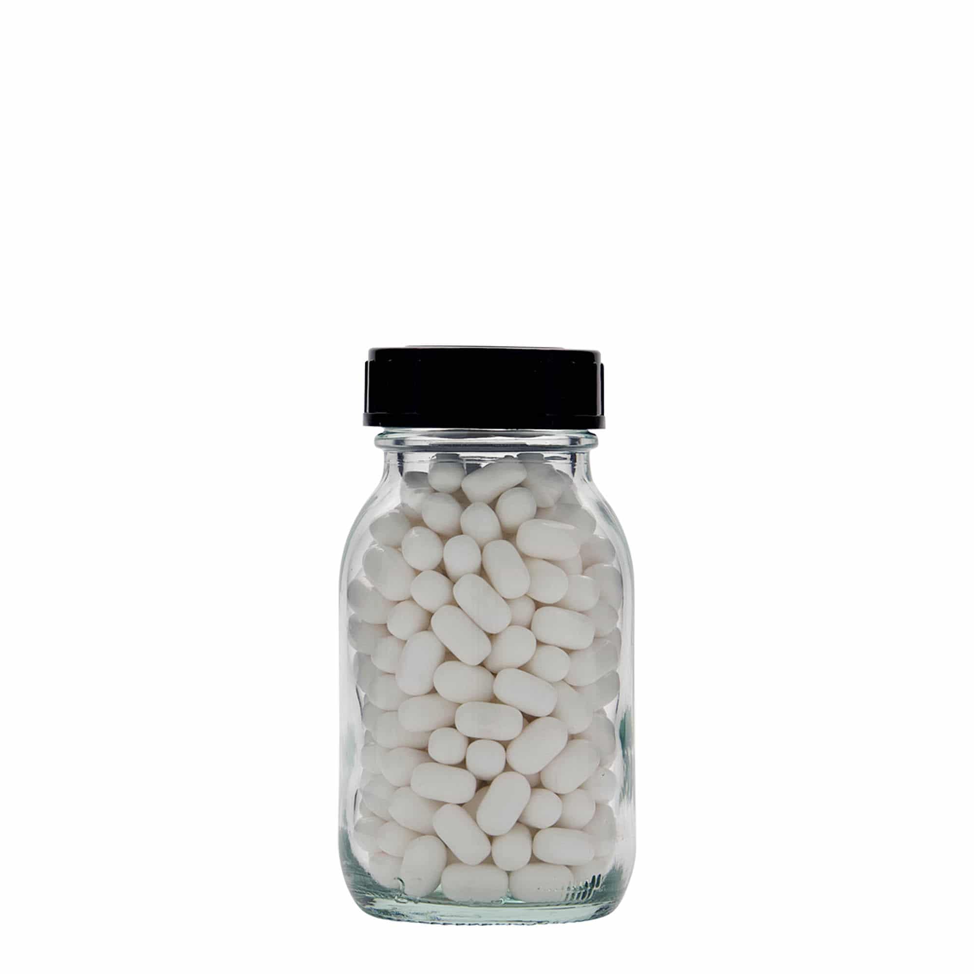 125 ml borcan cu gât larg, deschidere: DIN 40