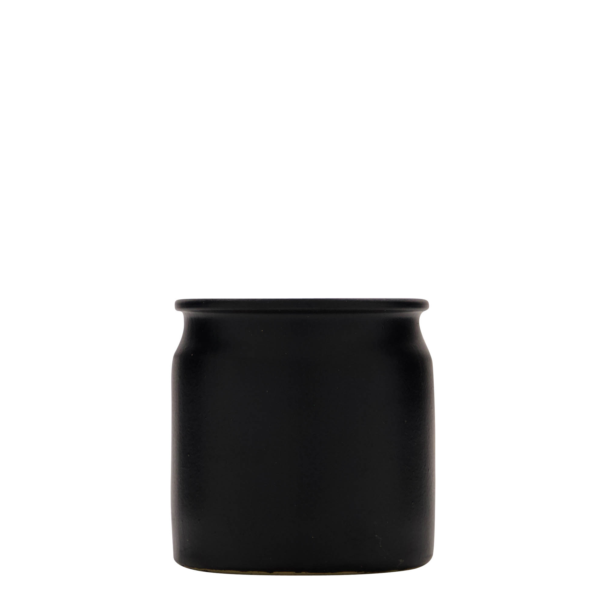 160 ml vas din ceramică de gresie, ceramică, negru, gura: plută 160 ml vas din ceramică de gresie, ceramică, negru, gura: plută