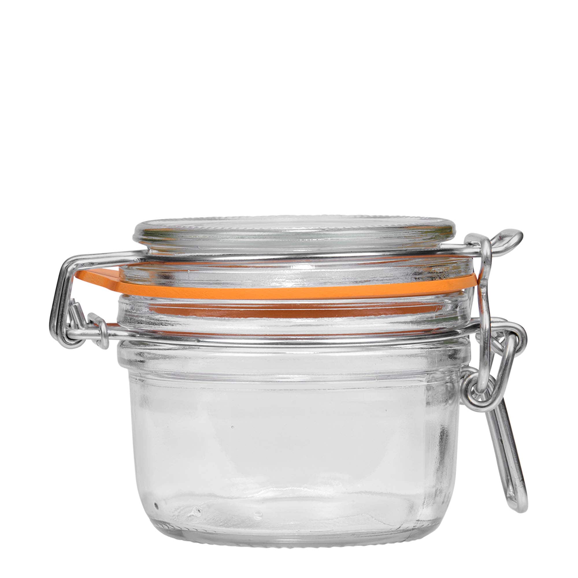 125 ml borcan cu capac cu clemă „Le Parfait Super Terrine”, deschidere: capac cu clemă metalică