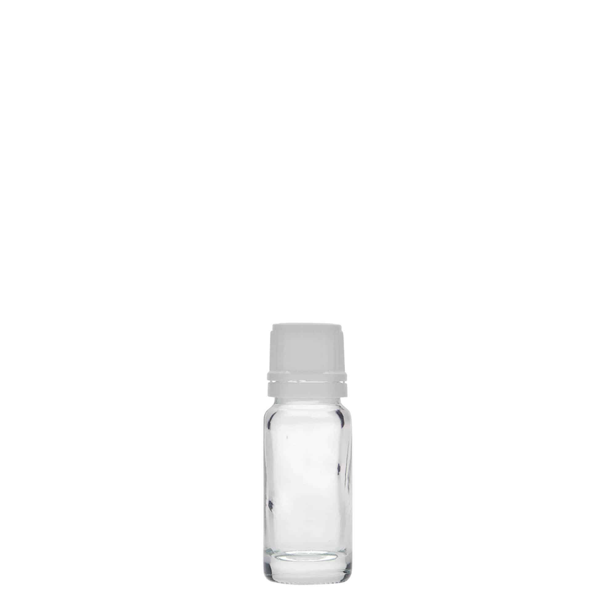Flacon medical de 10 ml, sticlă, gura: DIN 18