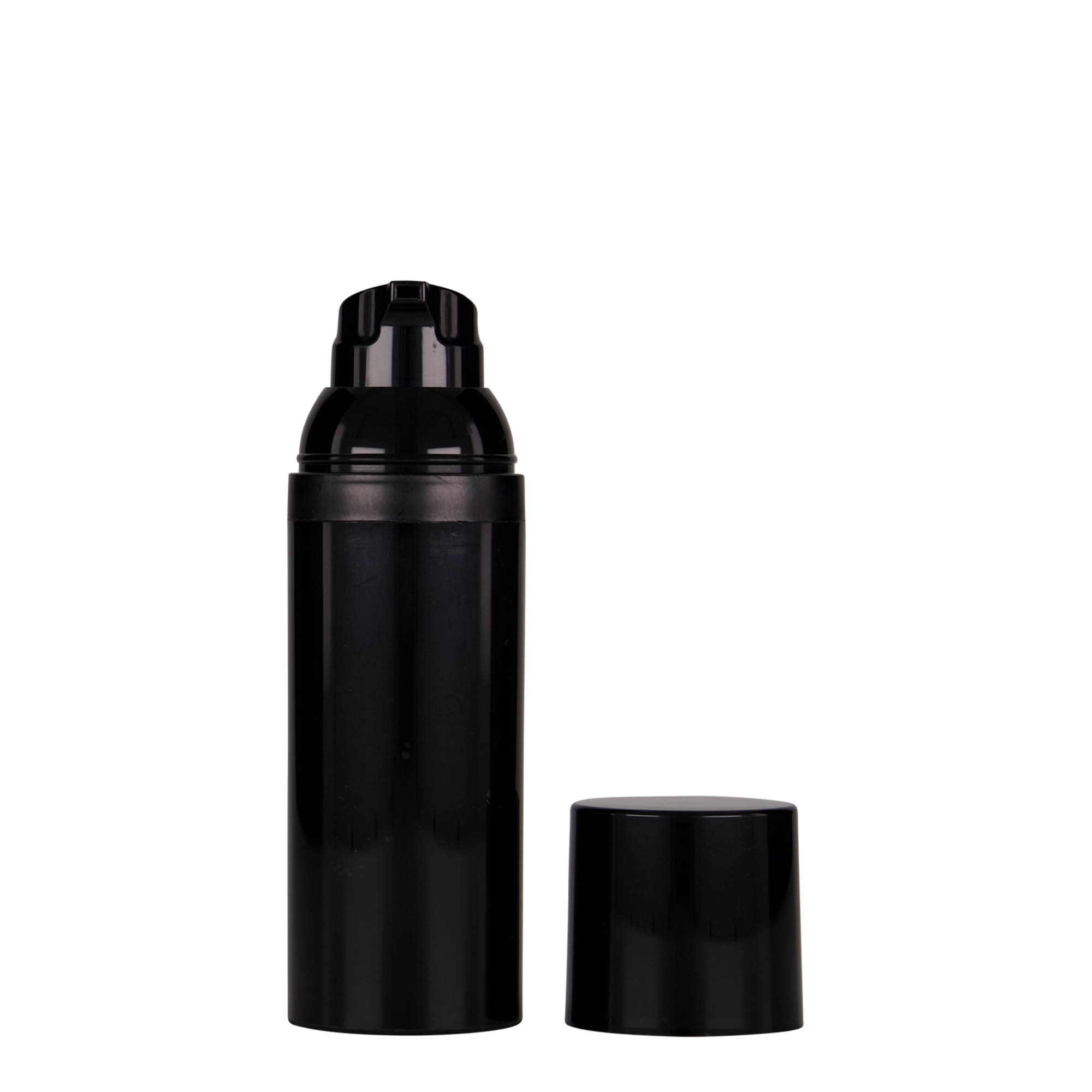 50 ml dozator airless „Mezzo”, plastic PP, negru