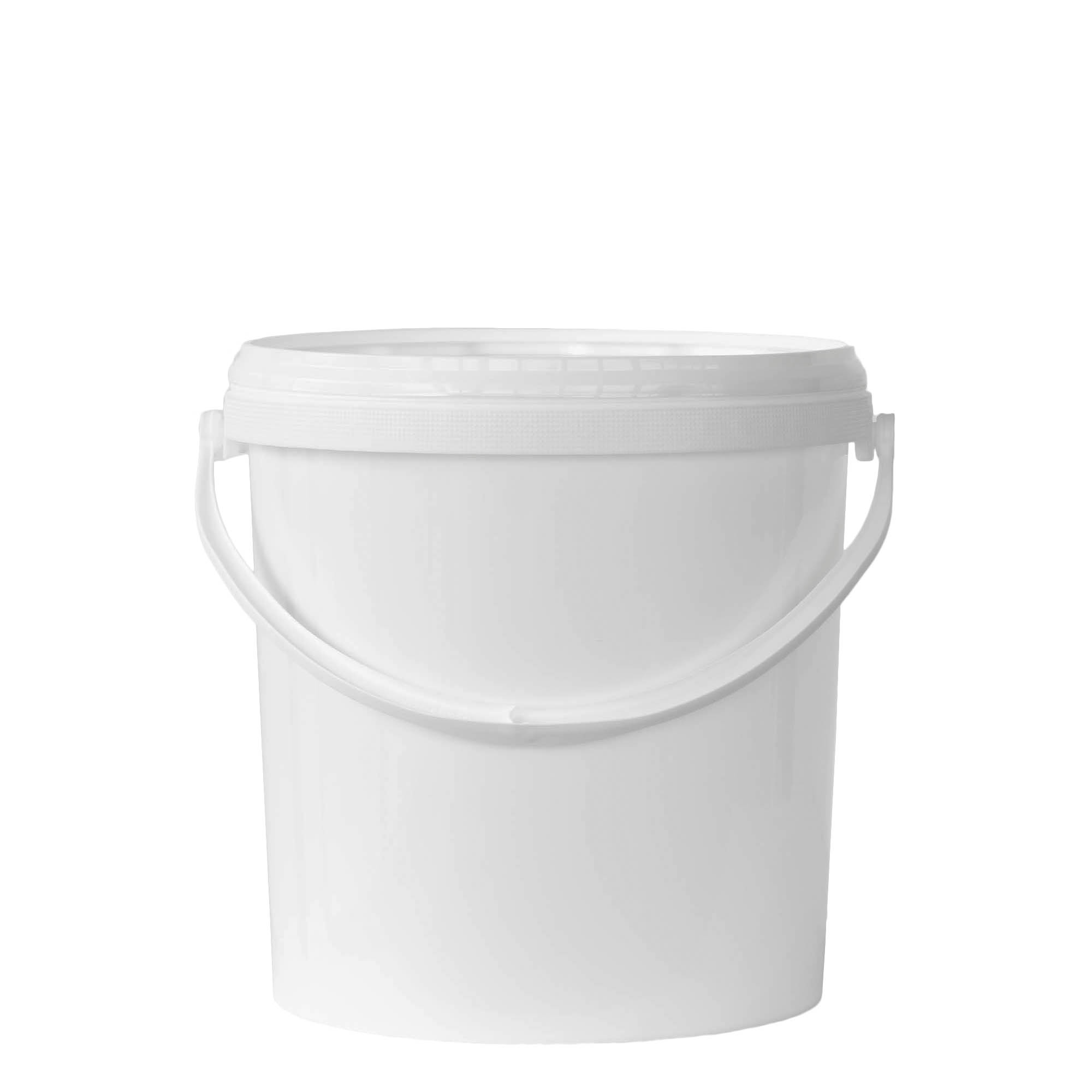 Găleată de 10 l, plastic PP, albă Găleată de 10 l, plastic PP, albă