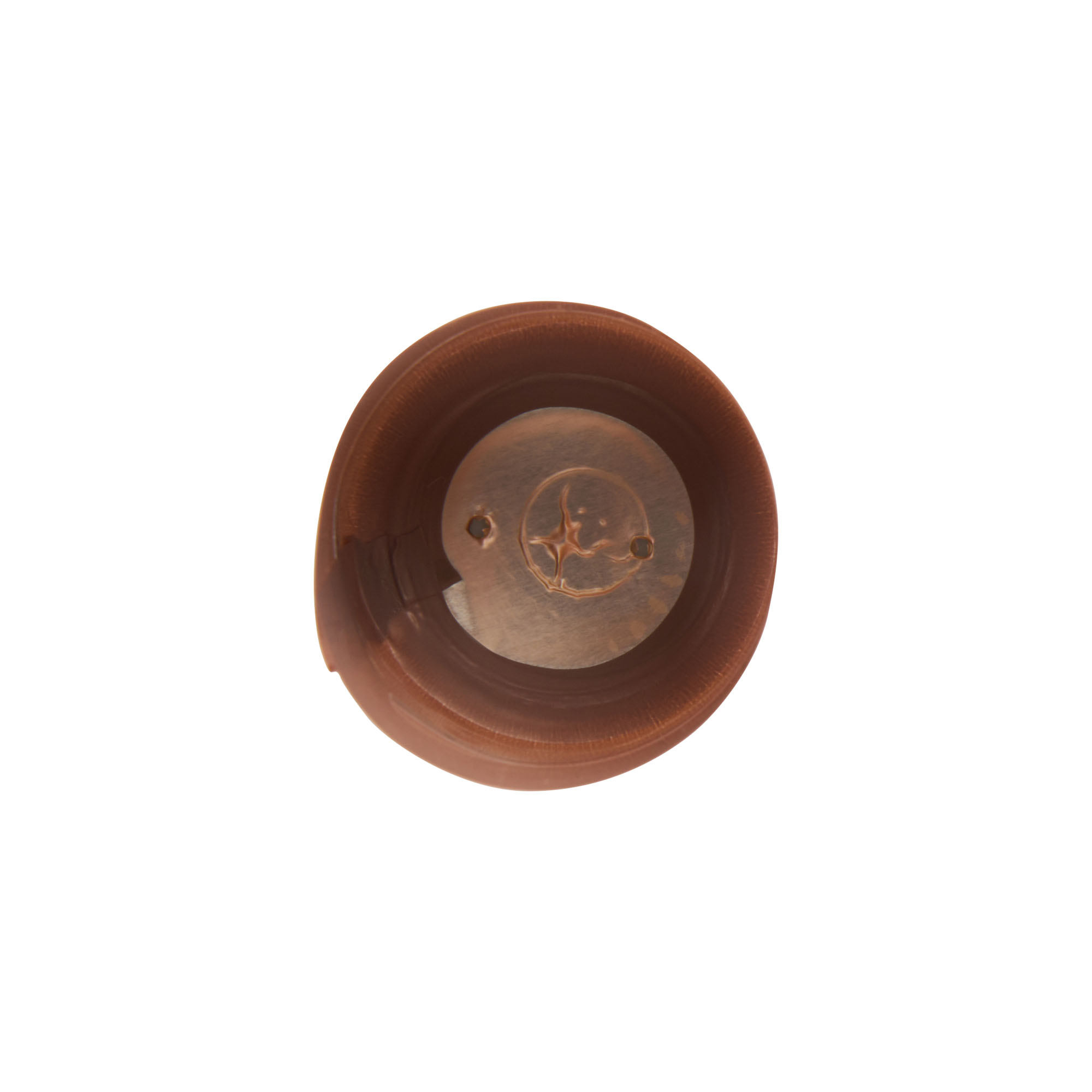 Căpăcel termocontractabil 32x41, plastic PVC, bronz