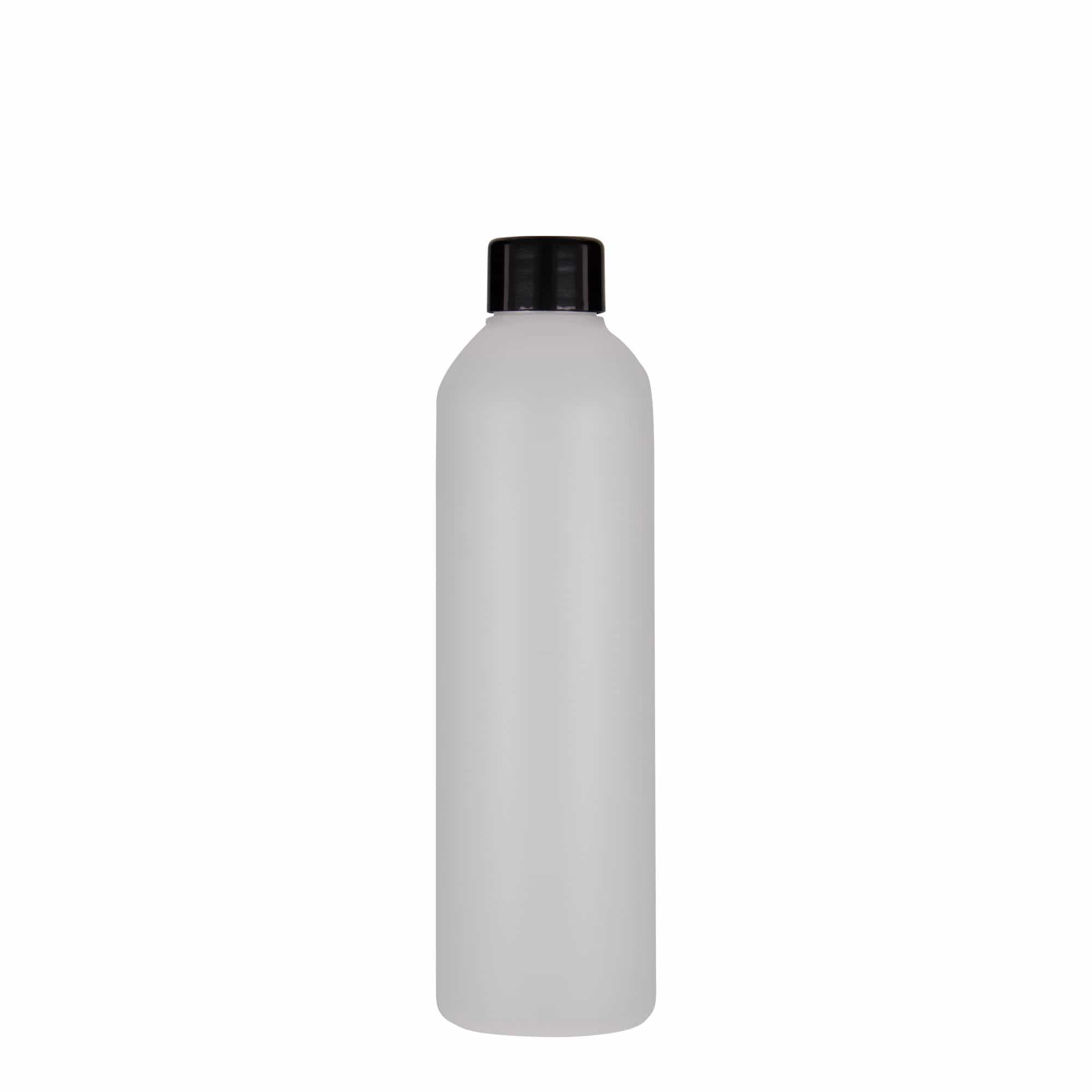 250 ml sticlă din plastic „Tuffy”, HDPE, natural, gura: 24/410