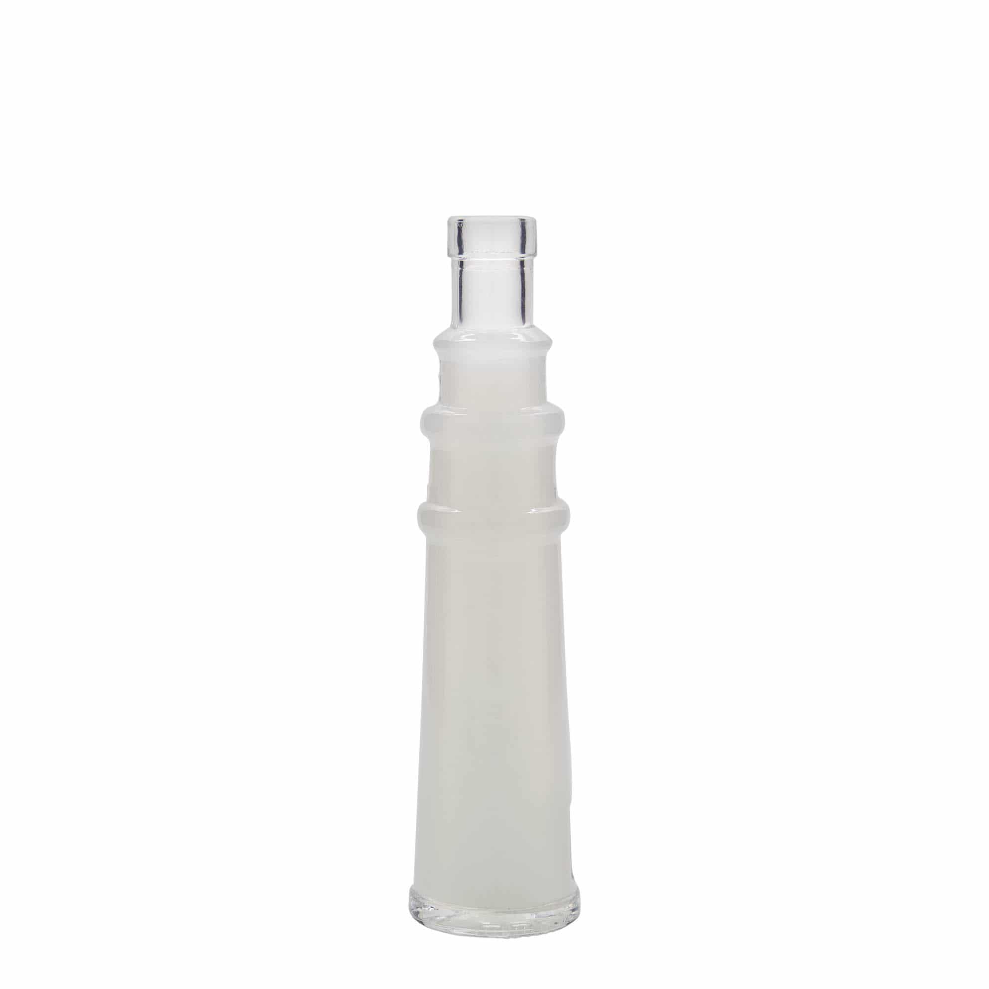 Sticlă de sticlă de 100 ml „Leuchtturm”, gura: dop de plută Sticlă de sticlă de 100 ml „Leuchtturm”, gura: dop de plută