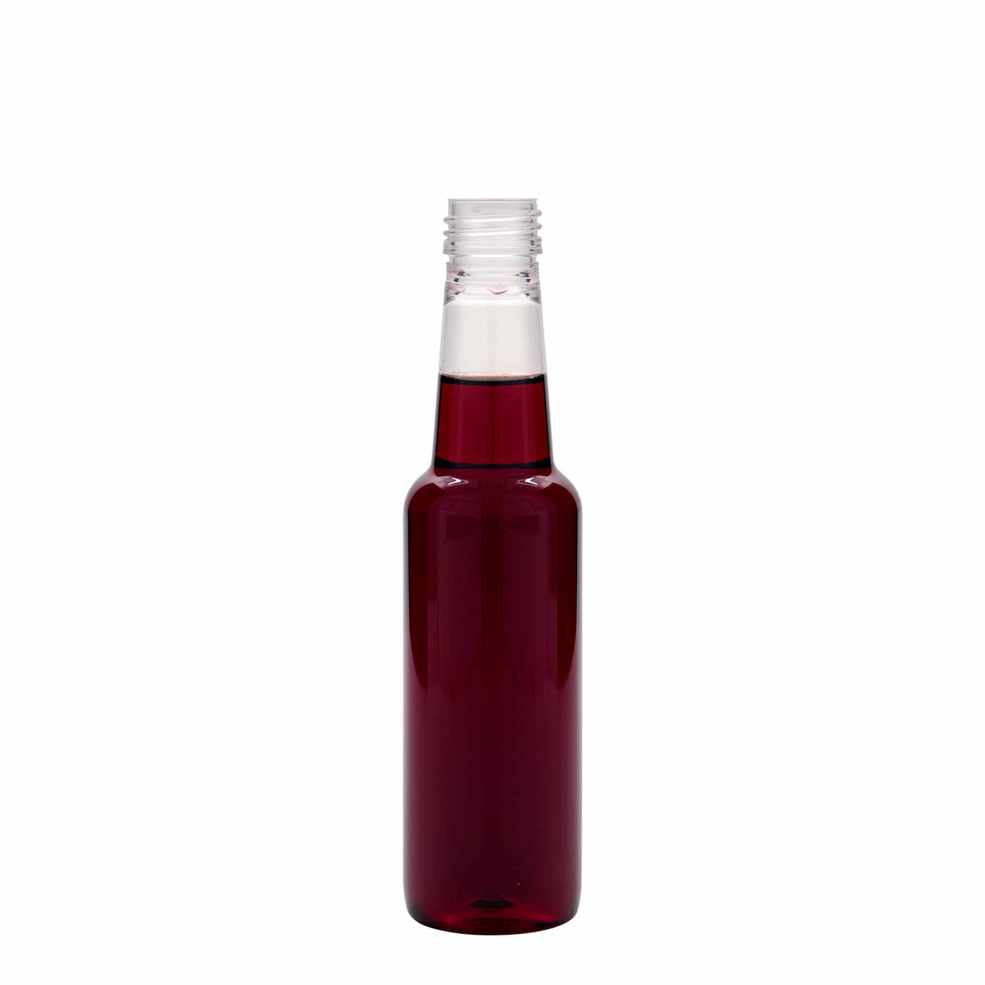 Sticlă PET de 250 ml „Vin”, plastic, gura: PP 28 Sticlă PET de 250 ml „Vin”, plastic, gura: PP 28