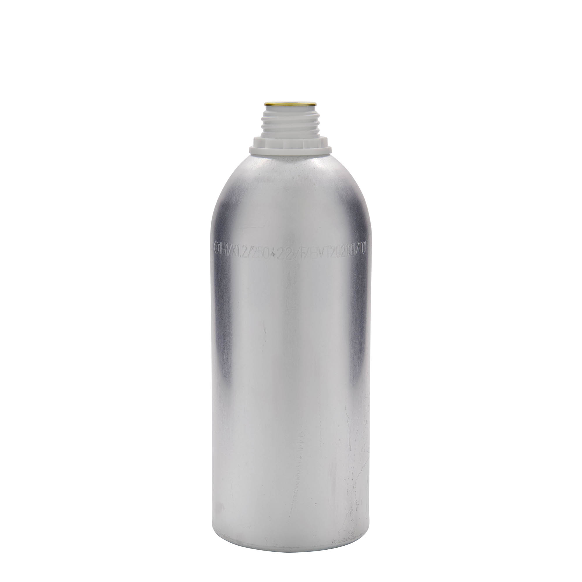 1100 ml sticlă din aluminiu, metal, argintiu, gura: DIN 32 1100 ml sticlă din aluminiu, metal, argintiu, gura: DIN 32