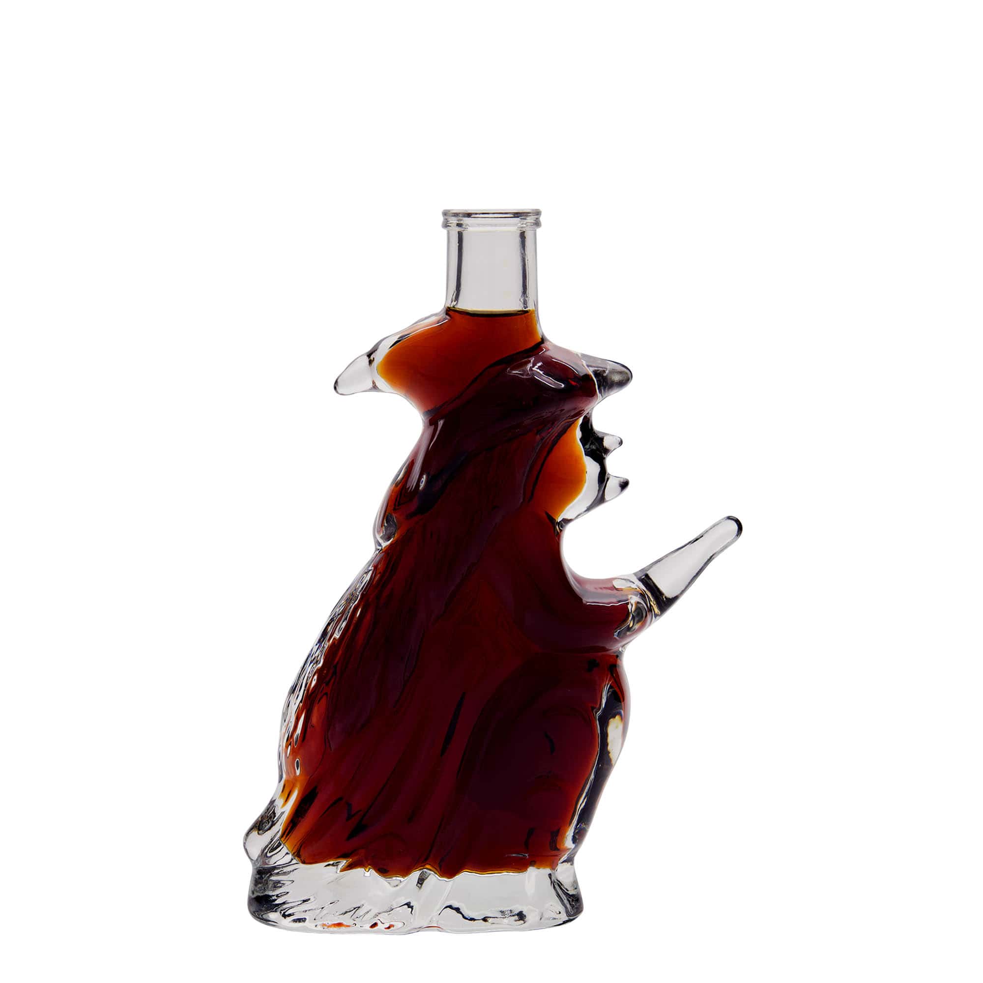 Sticlă de sticlă de 200 ml „Vrăjitoare”, gura: dop de plută