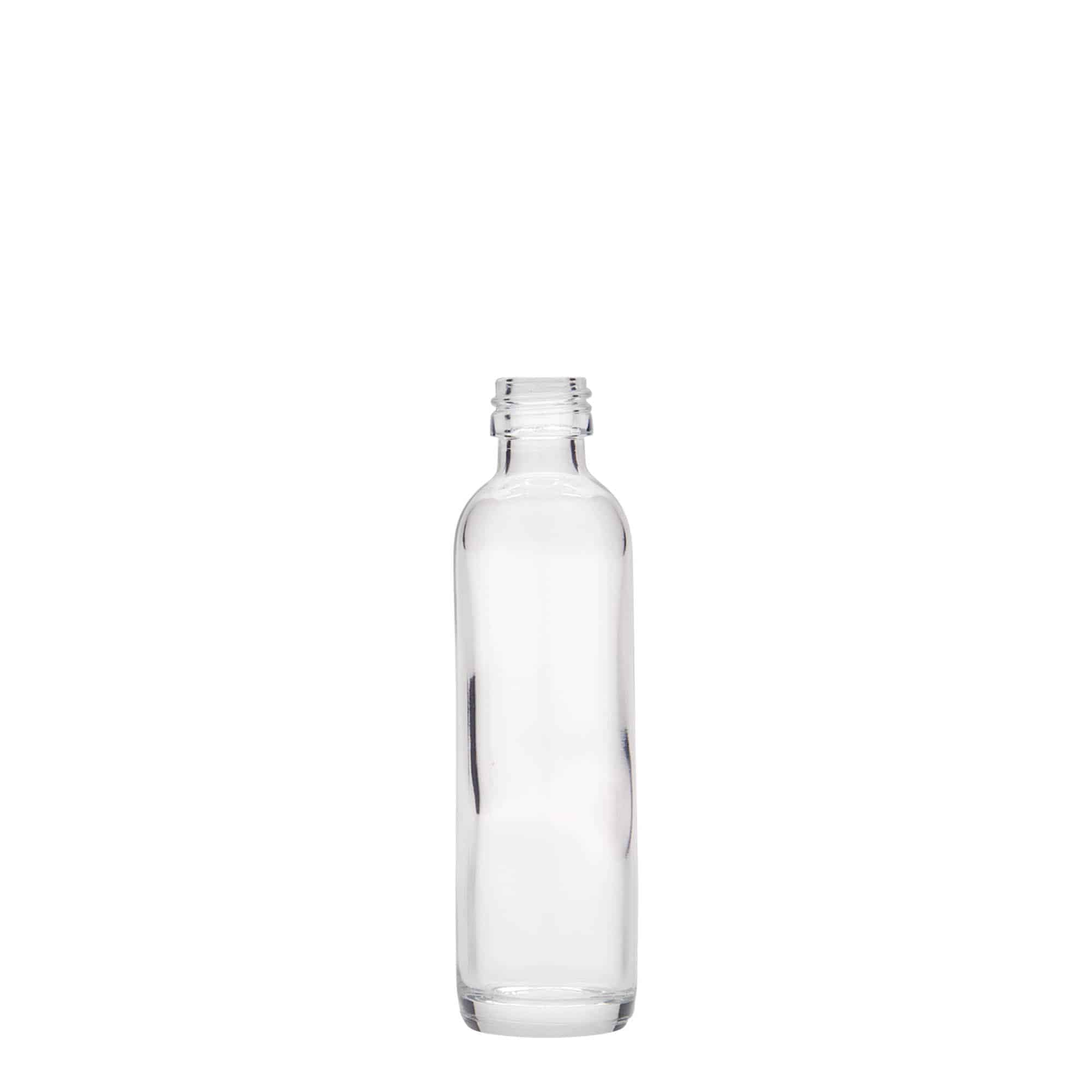 40 ml sticlă tip krug, sticlă, gură: PP 18