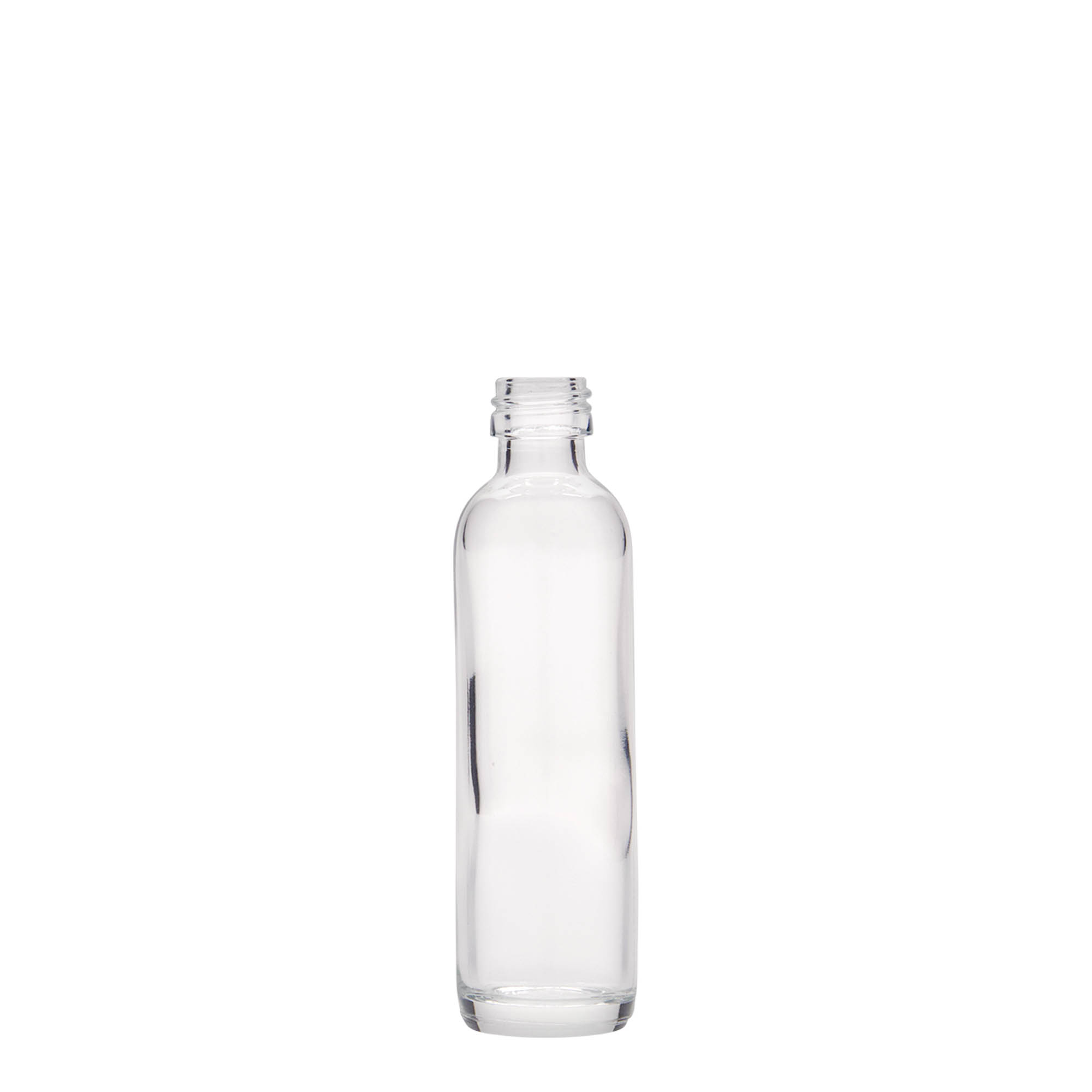40 ml sticlă tip krug, sticlă, gură: PP 18