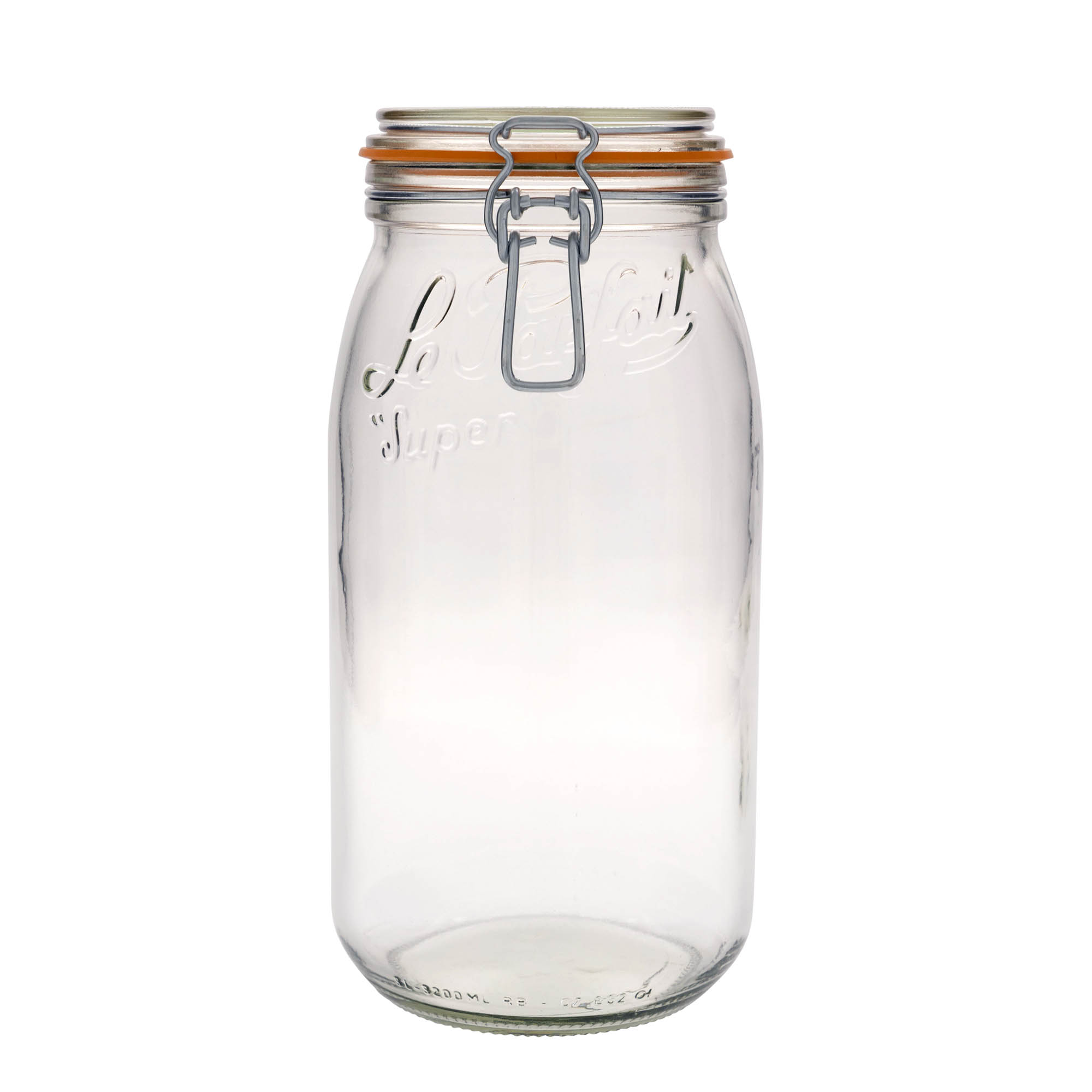 3.000 ml borcan cu clemă metalică „Le Parfait Super Bocal”, deschidere: închidere cu clemă metalică 3.000 ml borcan cu clemă metalică „Le Parfait Super Bocal”, deschidere: închidere cu clemă metalică