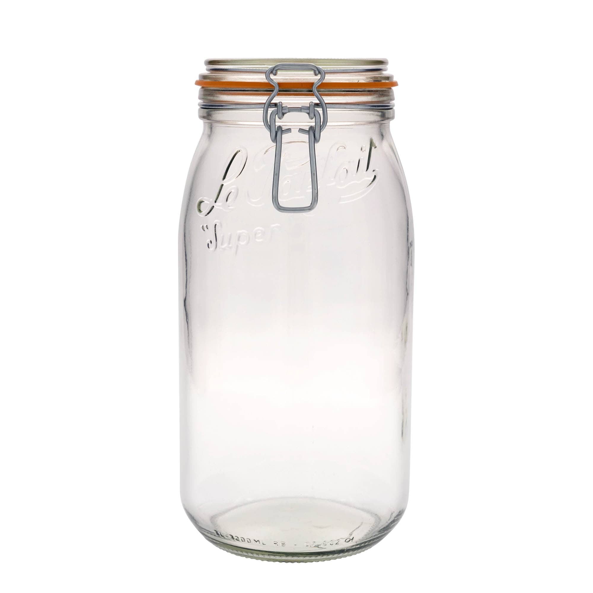 3.000 ml borcan cu clemă metalică „Le Parfait Super Bocal”, deschidere: închidere cu clemă metalică