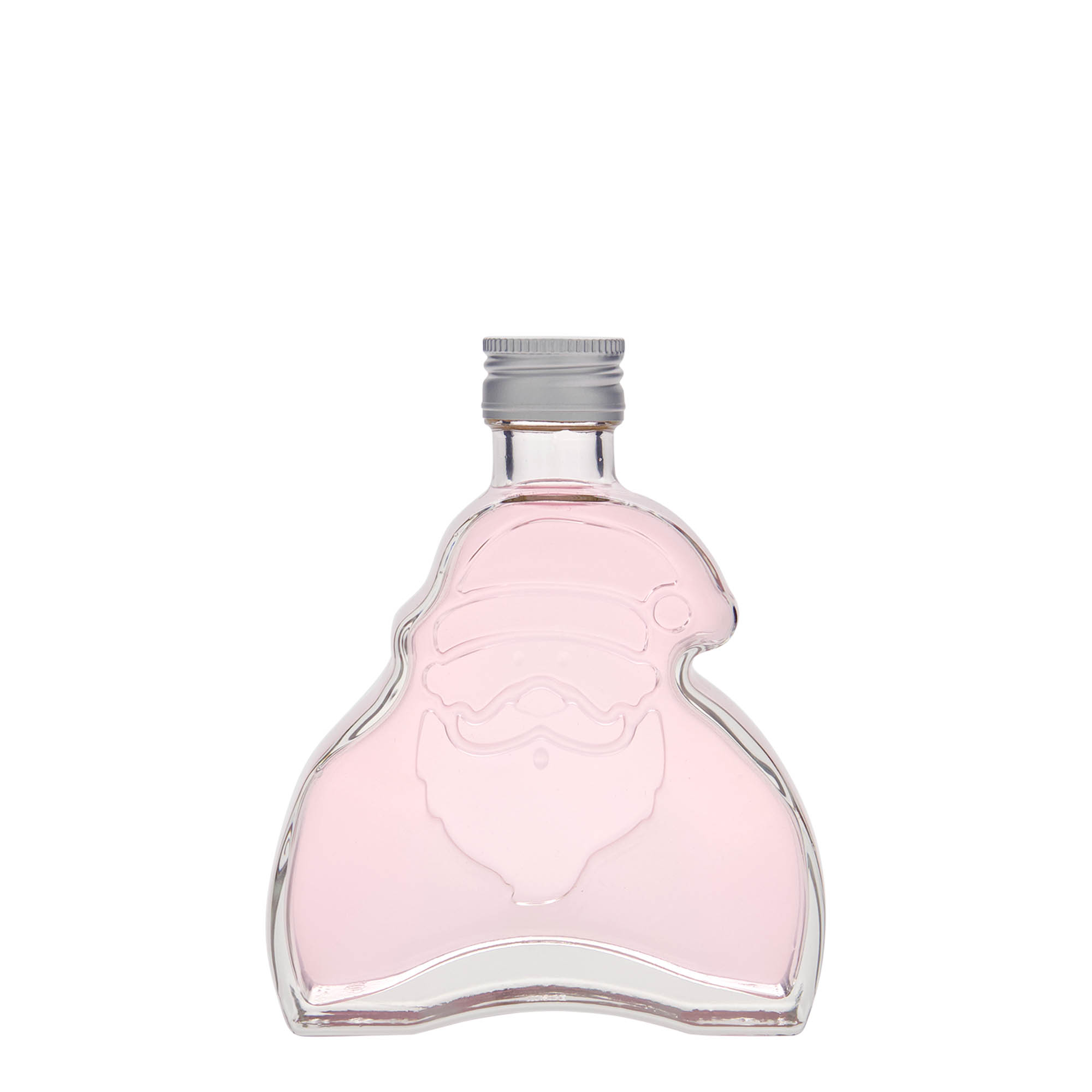 Sticlă de sticlă de 200 ml „Moș Crăciun”, gura: PP 28