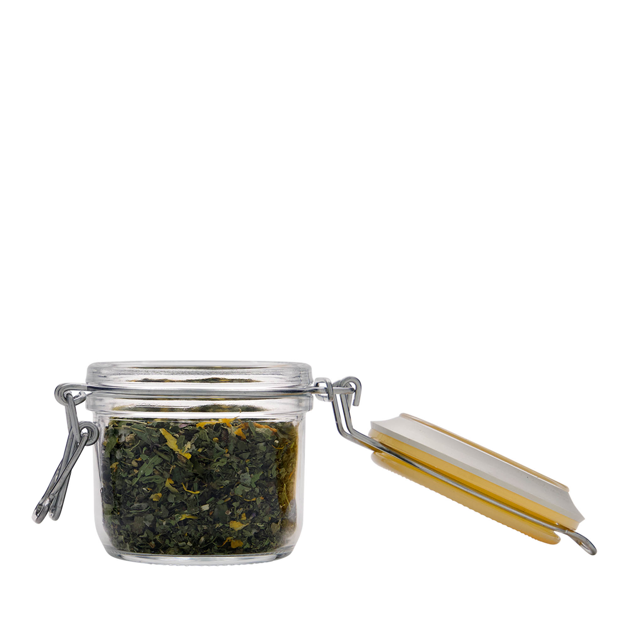 200 ml borcan cu clemă metalică „Fido”, galben, gura: închidere cu clemă metalică 200 ml borcan cu clemă metalică „Fido”, galben, gura: închidere cu clemă metalică