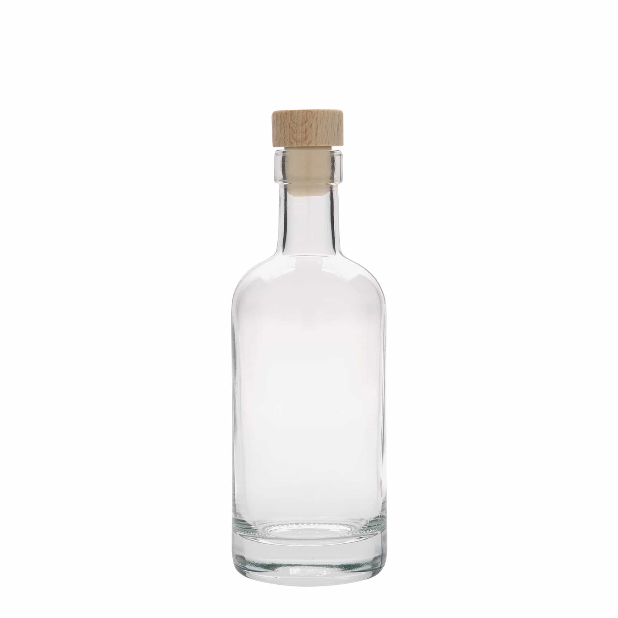 Sticlă de sticlă de 250 ml „Linea Uno”, gura: dop de plută