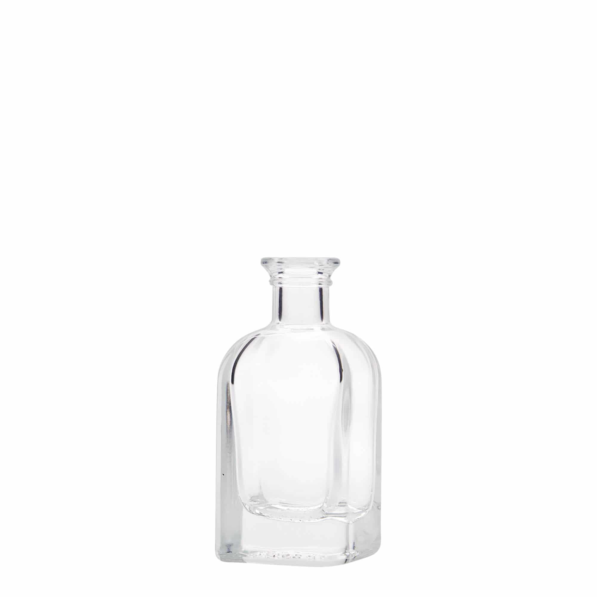 Sticlă de 40 ml, pătrată, Apotheker Carré, gât: dop de plută