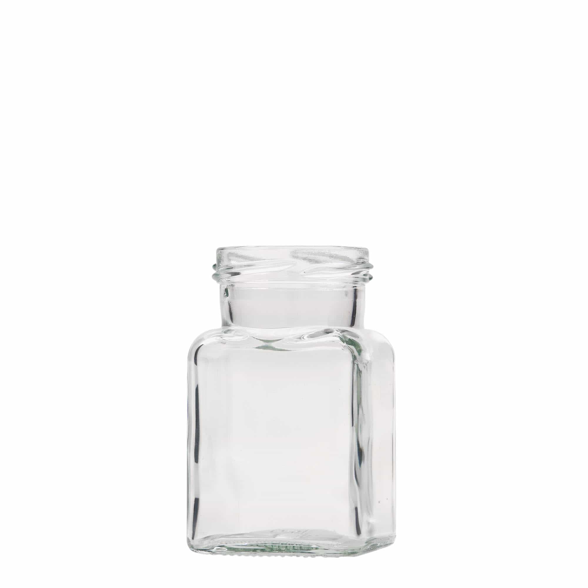 150 ml borcan pătrat, gura: Twist-Off (TO 53) 150 ml borcan pătrat, gura: Twist-Off (TO 53)