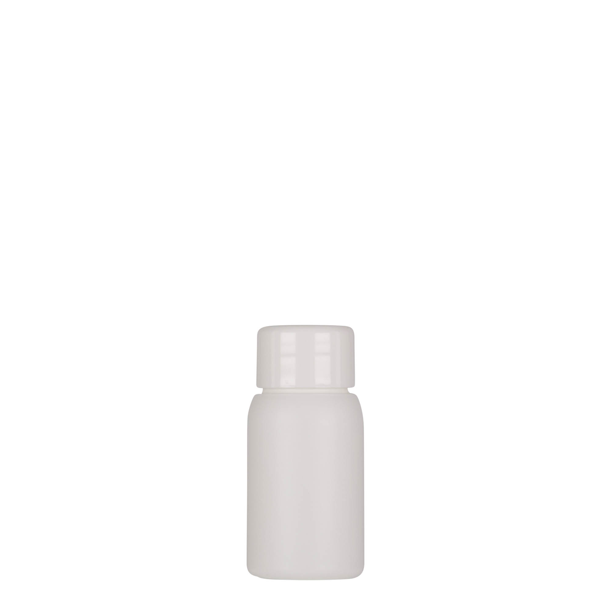 Flacon din plastic de 30 ml „Tuffy”, HDPE, alb, gât: 24/410 Flacon din plastic de 30 ml „Tuffy”, HDPE, alb, gât: 24/410