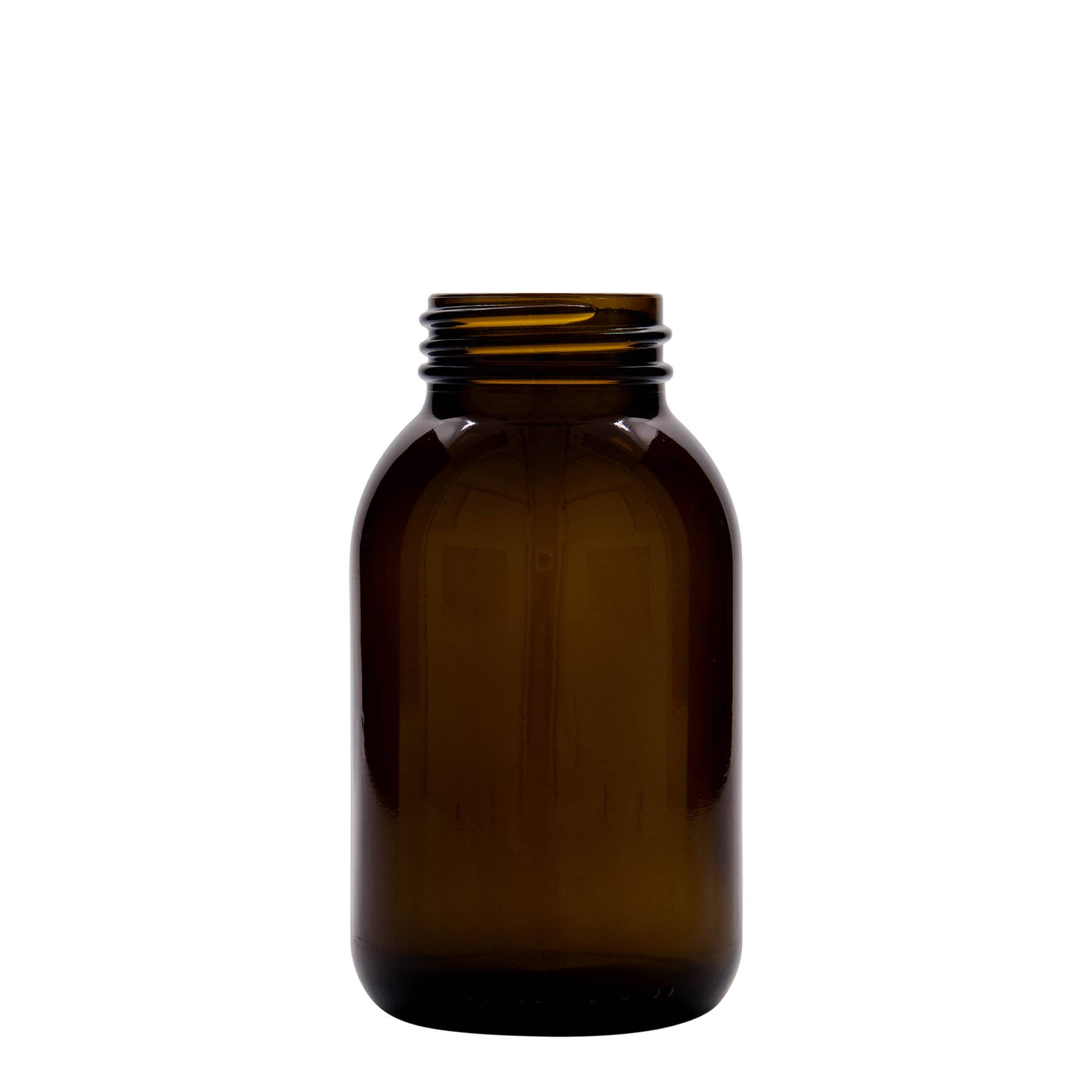 500 ml borcan cu gât larg, maro, gură: DIN 55 500 ml borcan cu gât larg, maro, gură: DIN 55