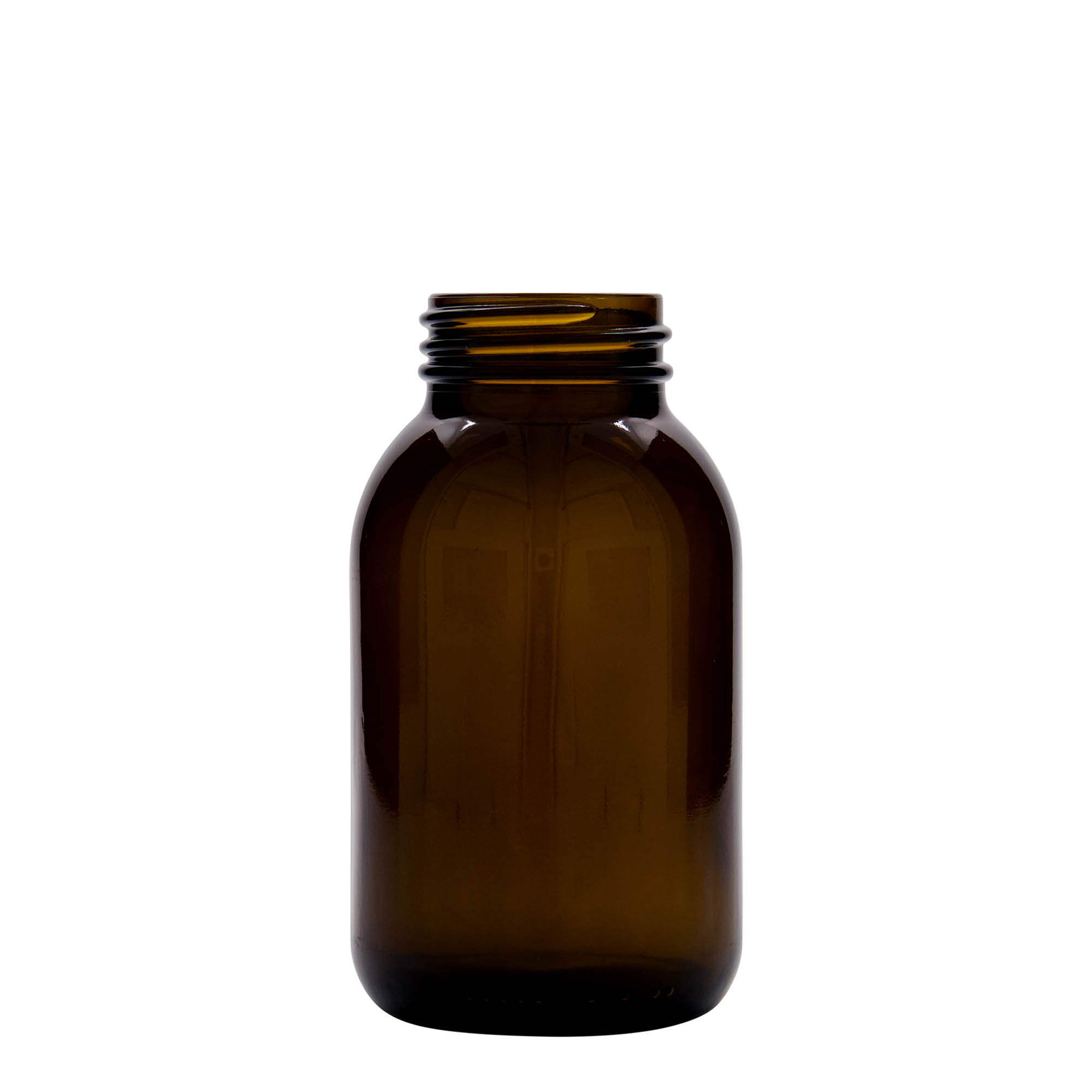 500 ml borcan cu gât larg, maro, gură: DIN 55 500 ml borcan cu gât larg, maro, gură: DIN 55
