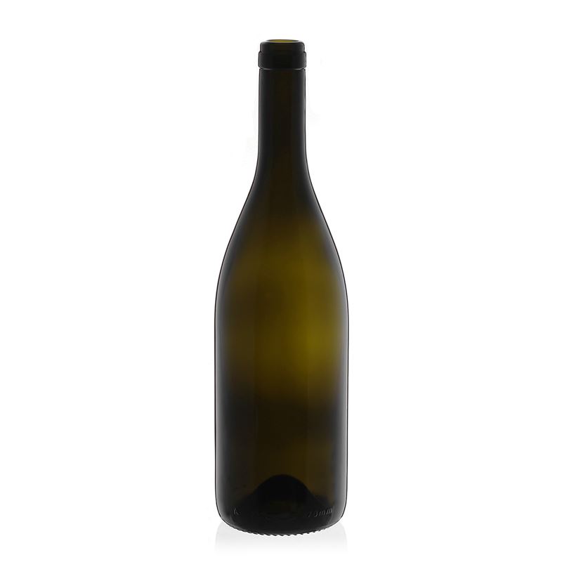 Sticlă de vin 750 ml „Tiffany”, verde antichizat, gura: plută Sticlă de vin 750 ml „Tiffany”, verde antichizat, gura: plută
