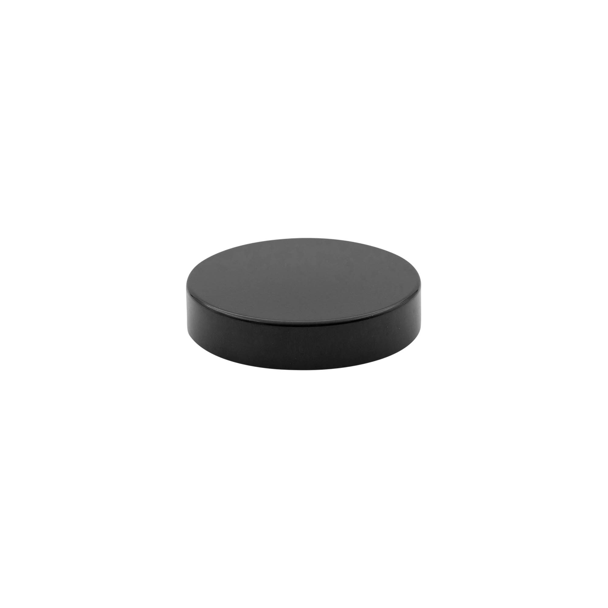 Capac cu filet pentru 120 ml 'Brown Line', plastic HPM, negru