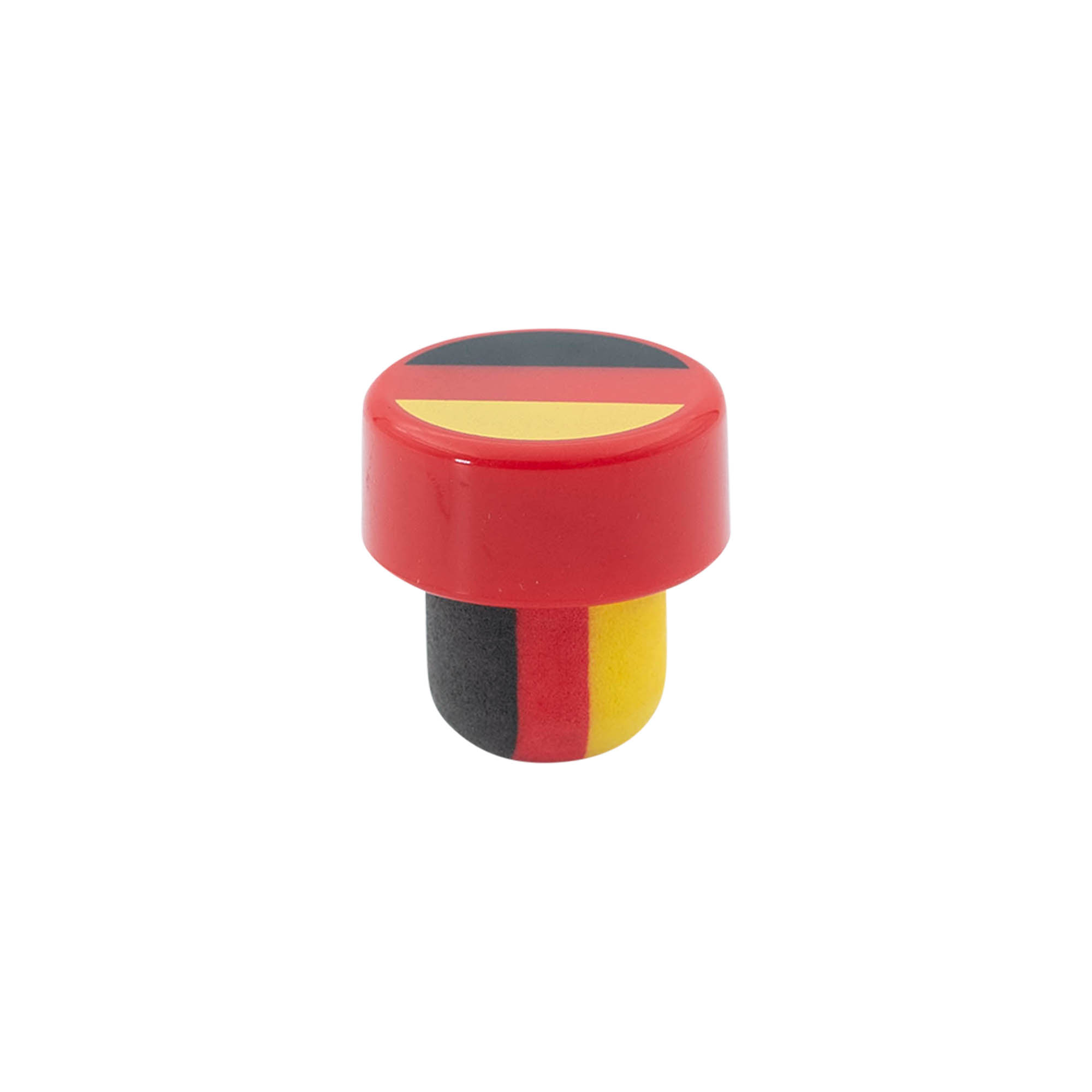 Dop cu mâner 19 mm „Germania”, plastic, multicolor, pentru gură: plută