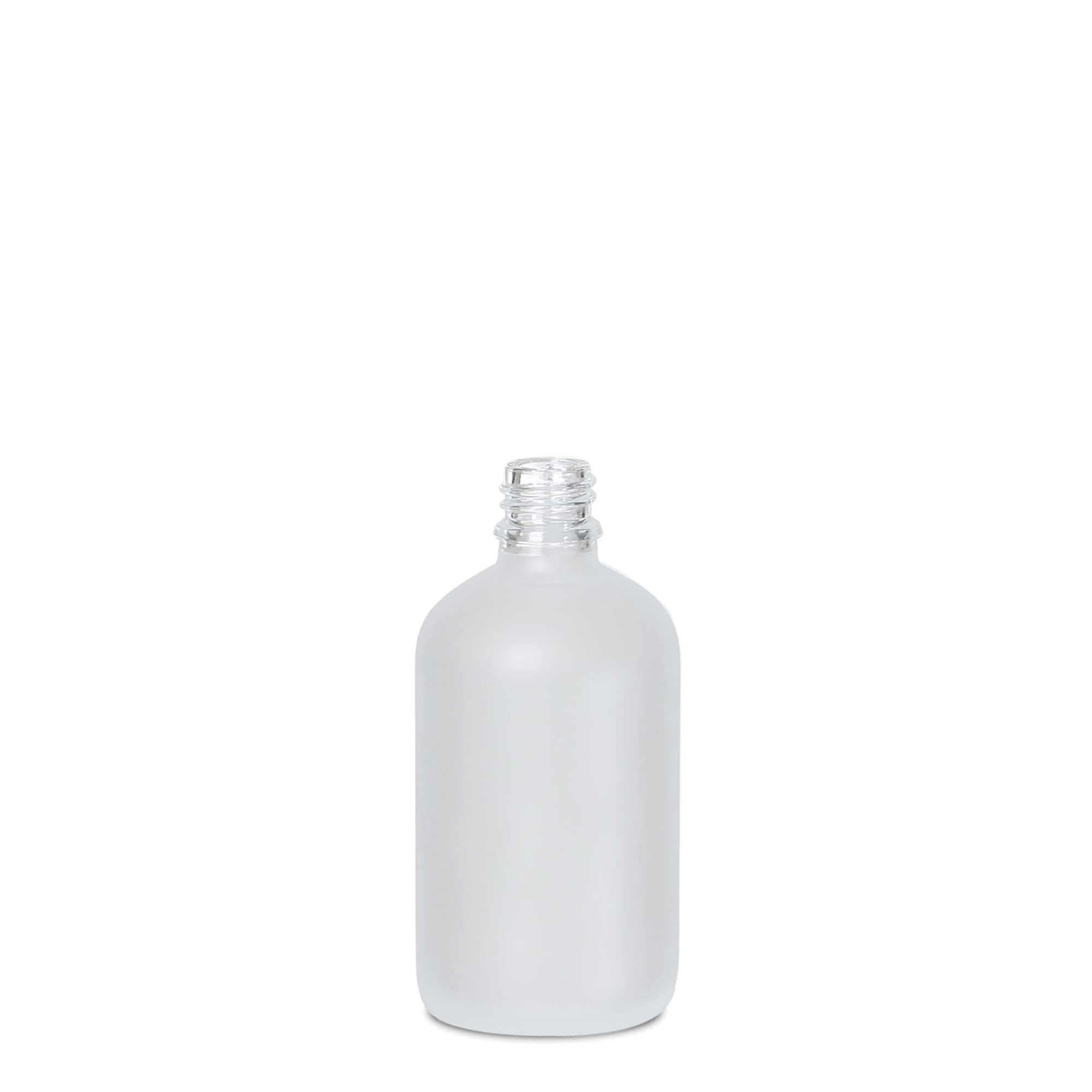 100 ml sticlă medicală, sticlă, mată, gura: DIN 18