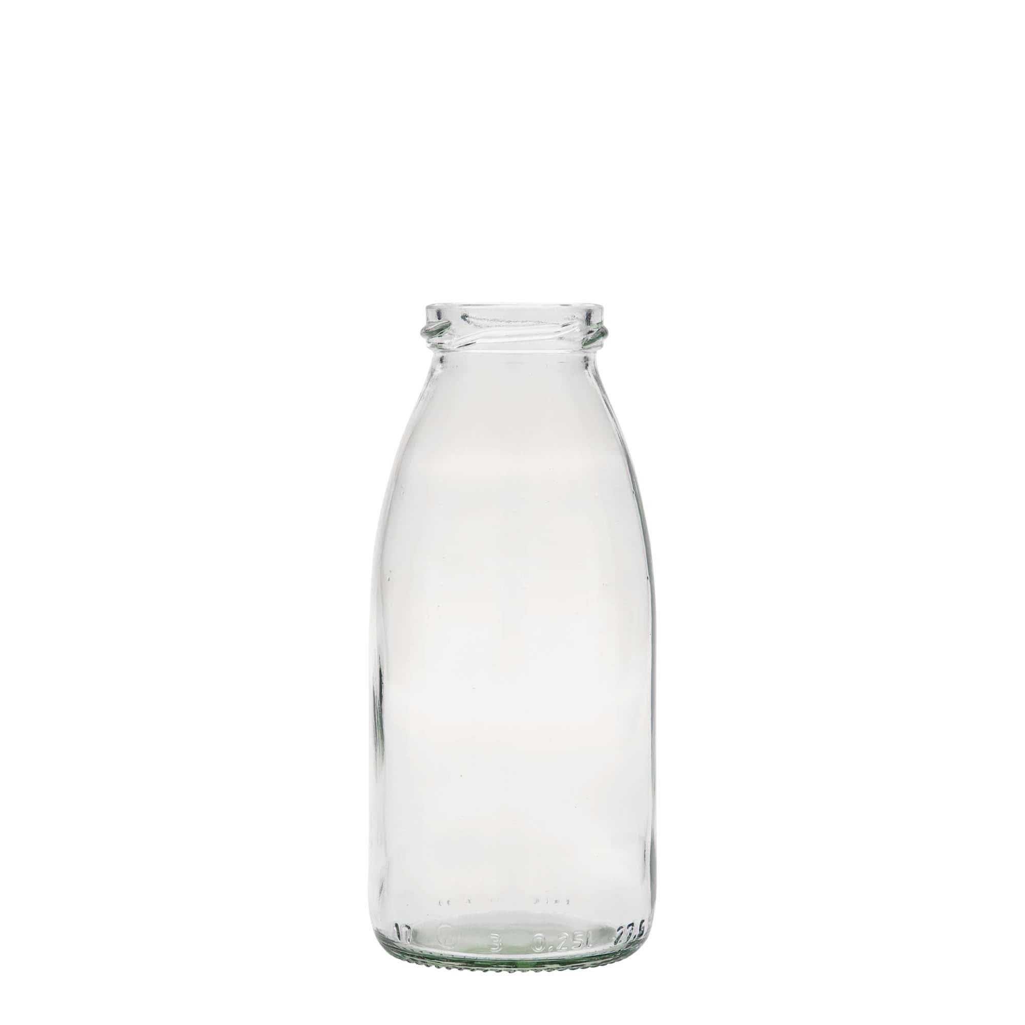 Sticlă de sticlă de 250 ml Vroni #, gura: Twist-Off (TO 43)