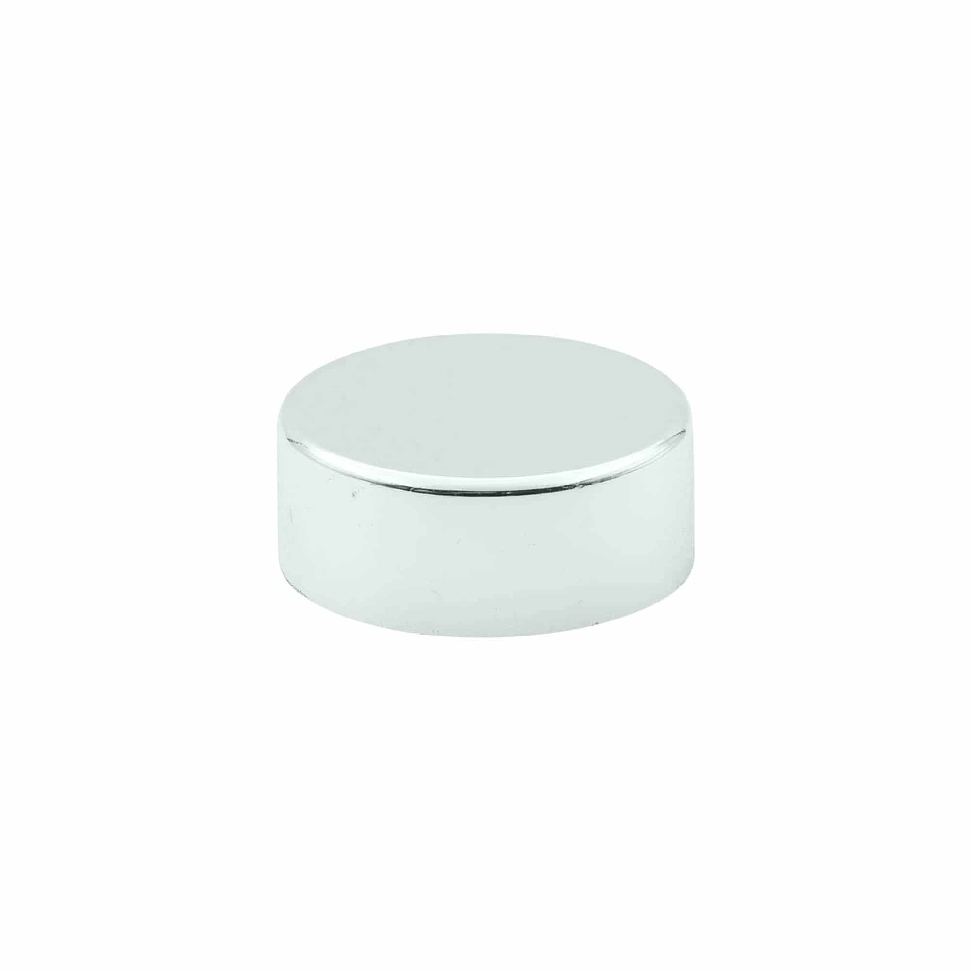 Capac cu filet, plastic ABS, argintiu, pentru gura: GPI 33/400