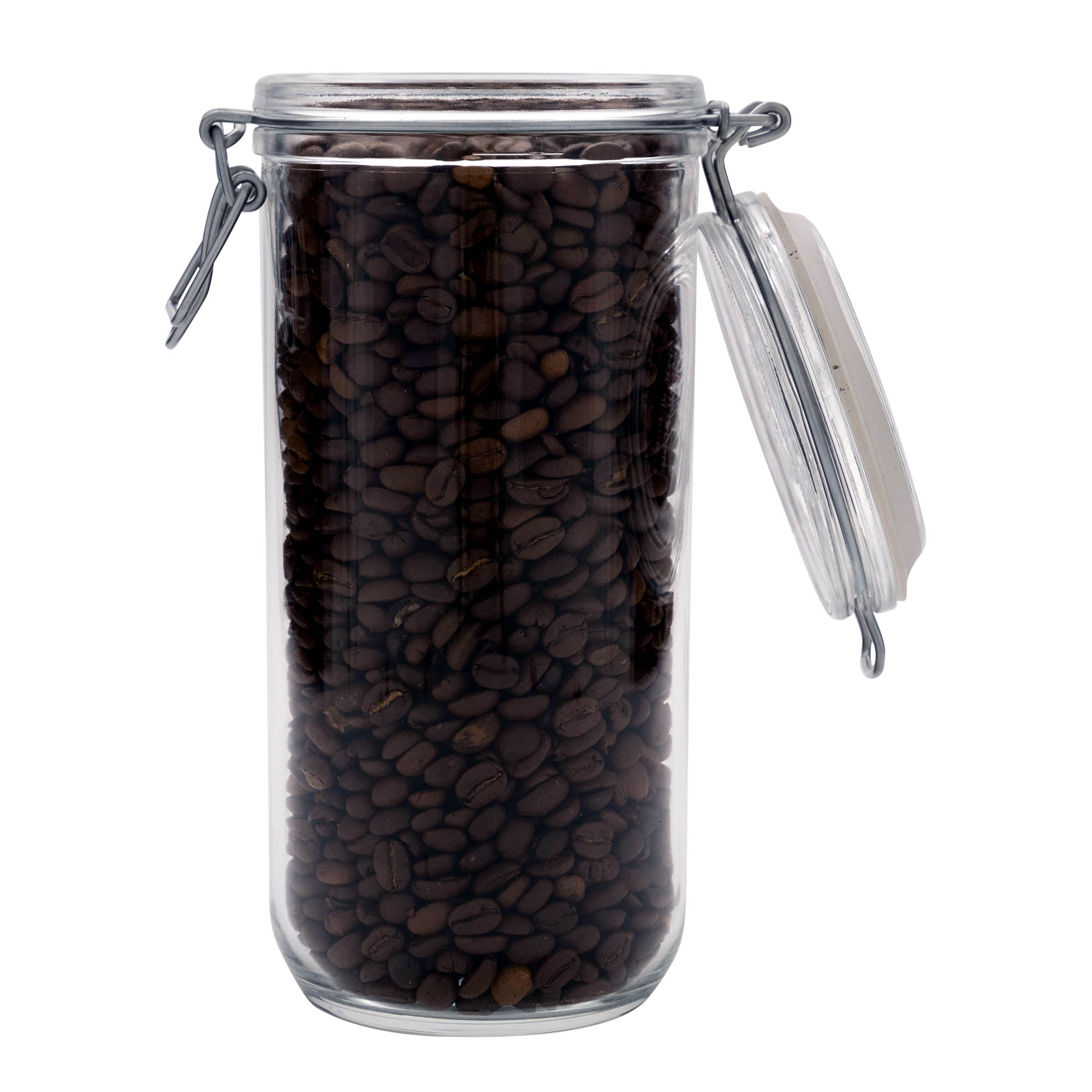 1.000 ml borcan cu clemă metalică „Fido”, deschidere: închidere cu clemă metalică