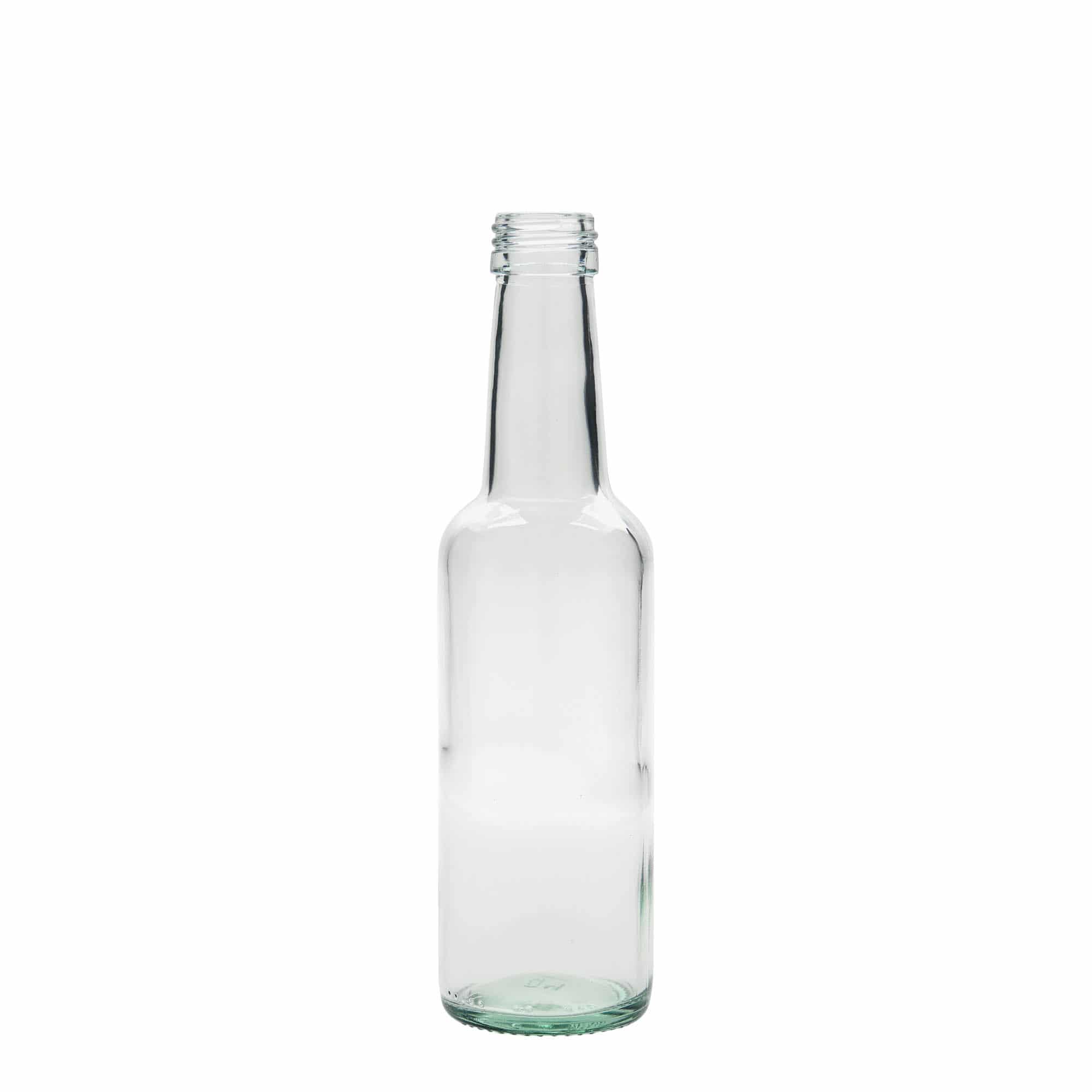 Sticlă de sticlă de 250 ml cu gât drept, deschidere: PP 28